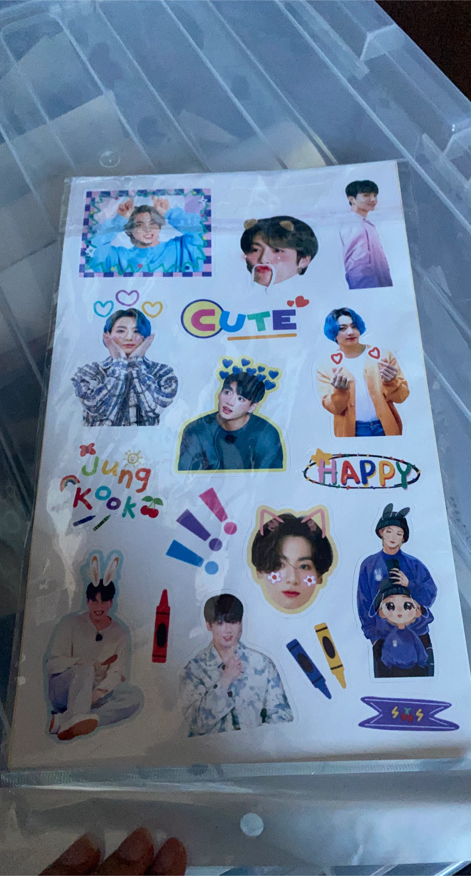 BTS Jungkook Sticker Sheet 🏆