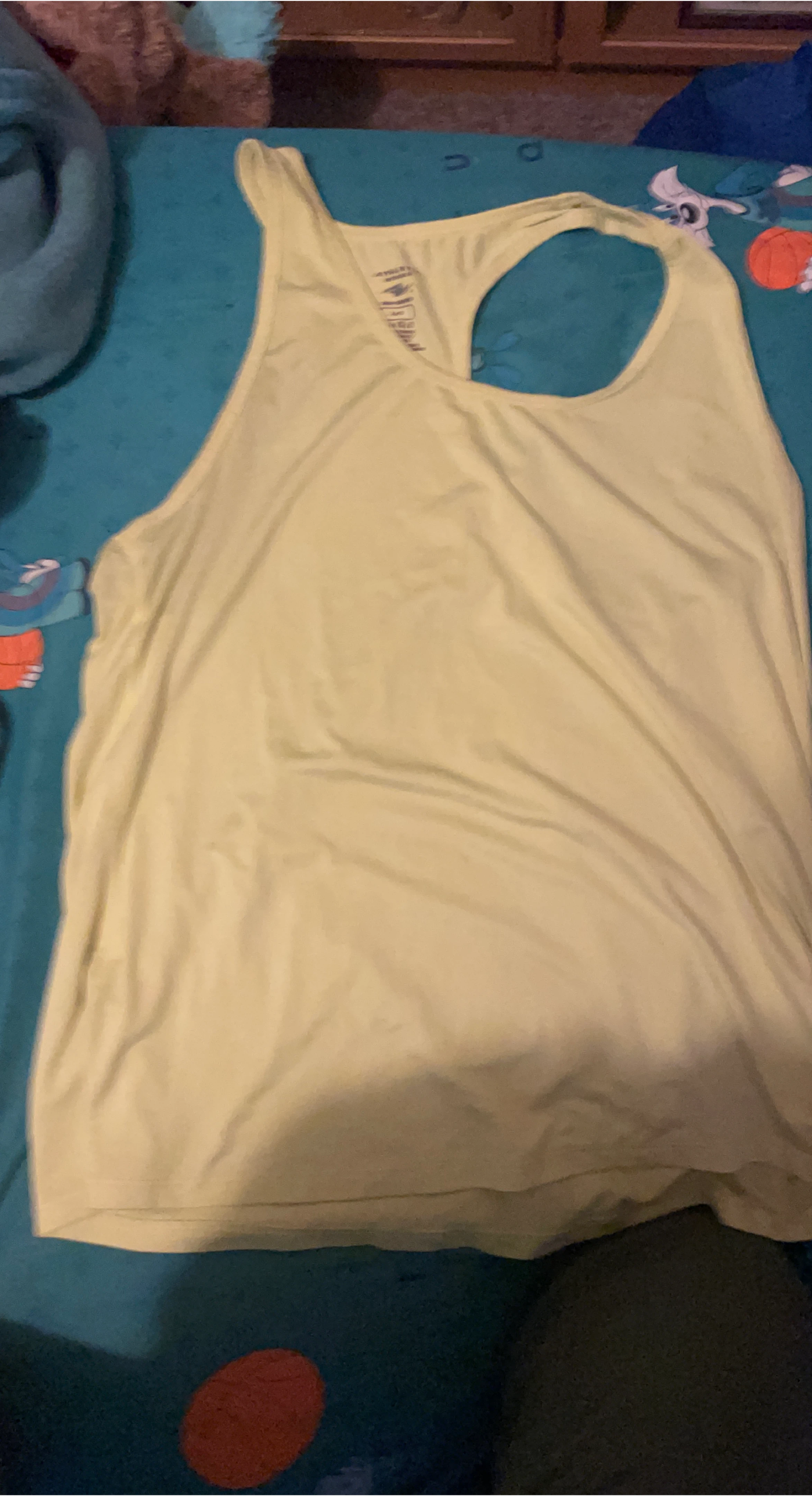 Athletic Tank Top - Yellow
