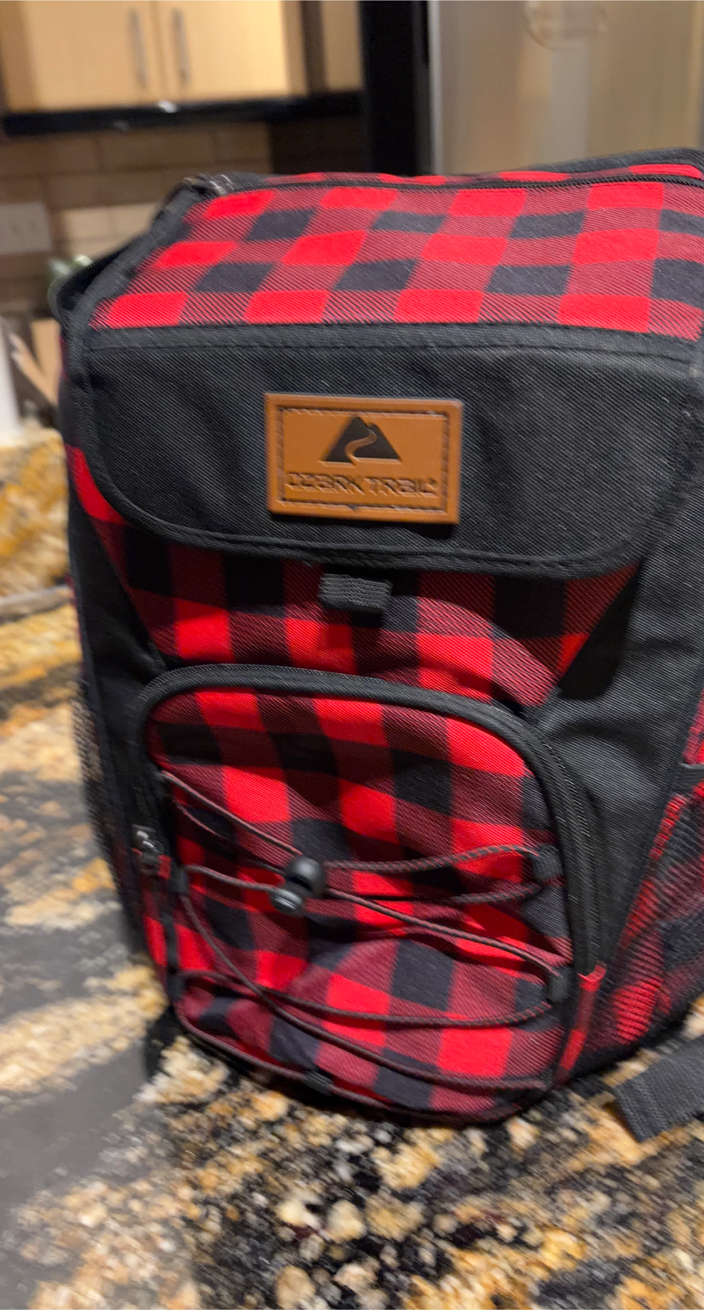 Ozark Trail Buffalo Plaid Backpack Cooler