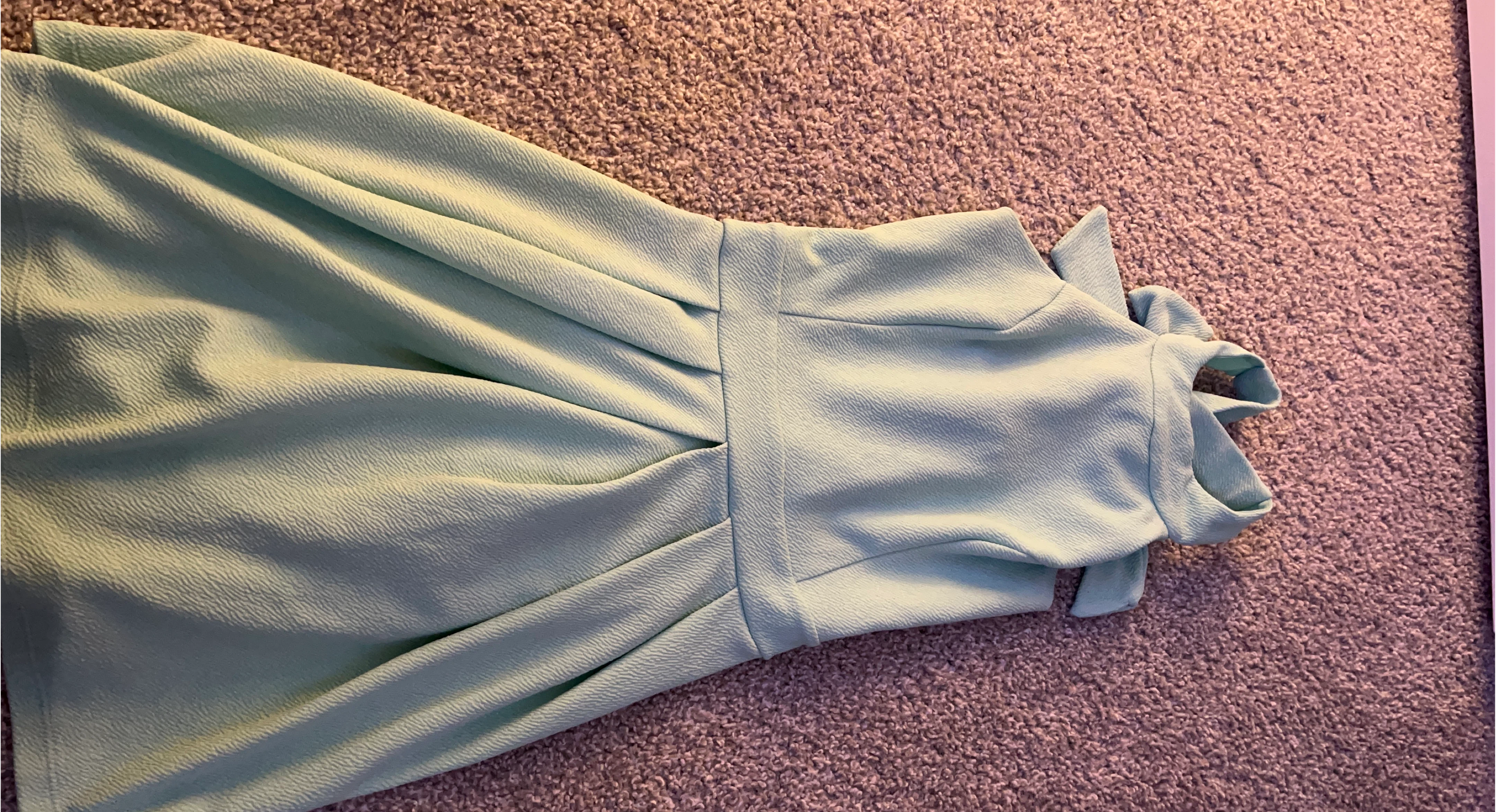 Mint Green Textured Dress