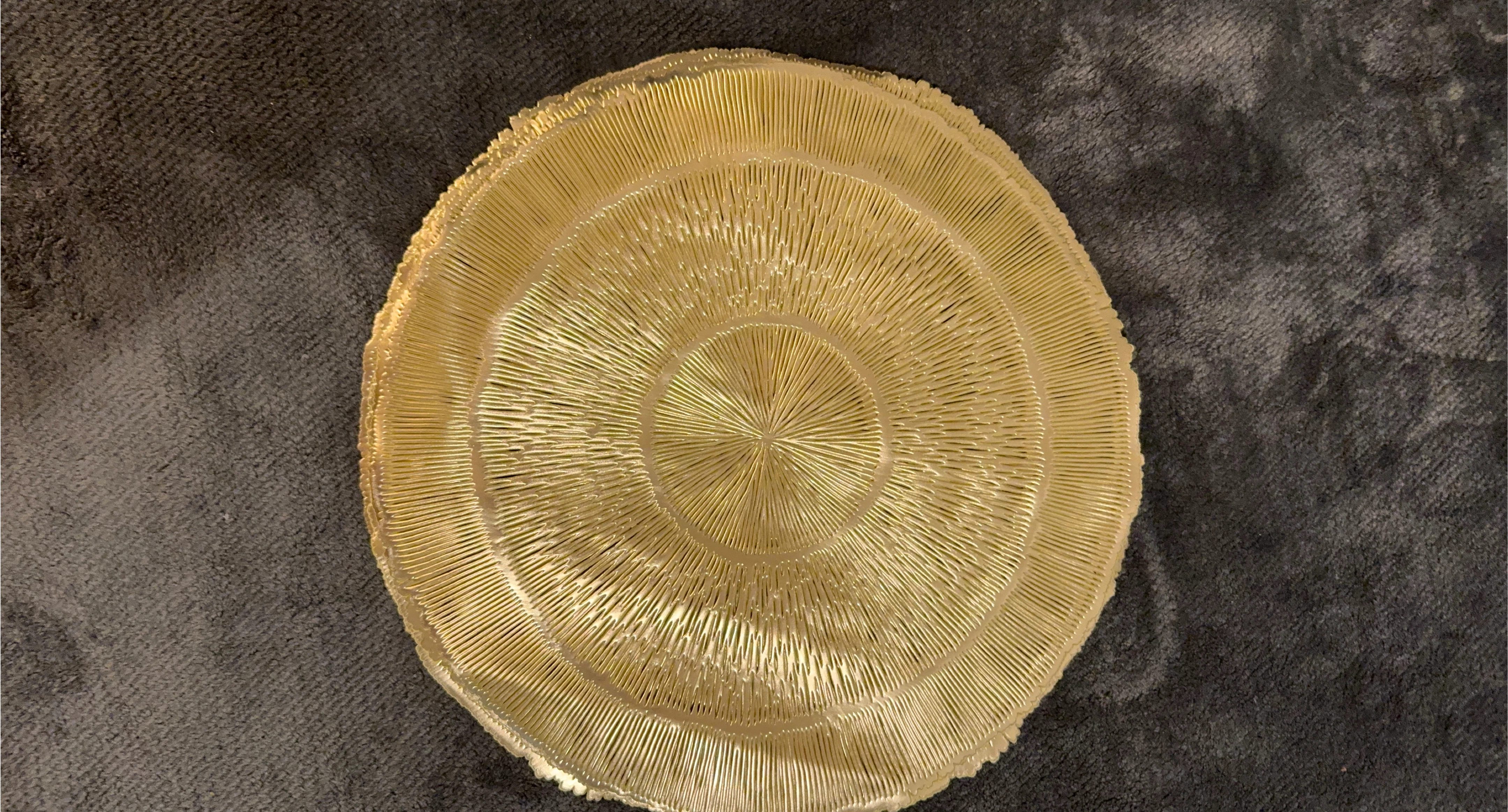 Gold Decorative Plate