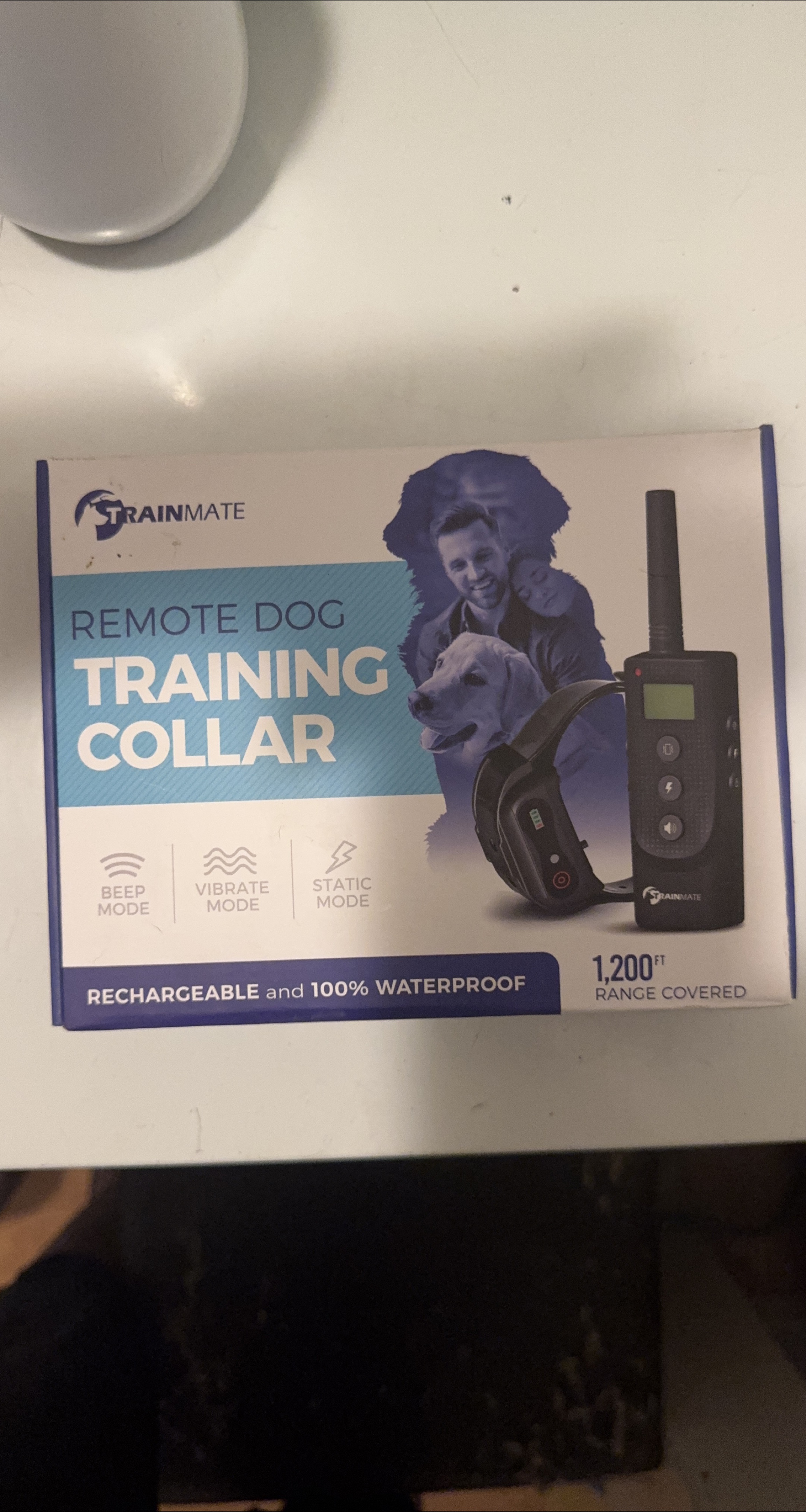 Remote Dog Training Collar - 1,200ft Range