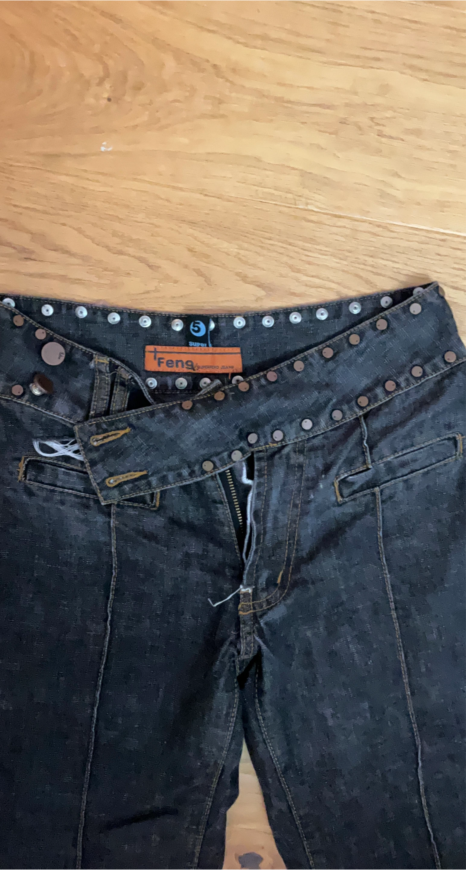 Feng Jeans - Dark Wash Bootcut - photo 2