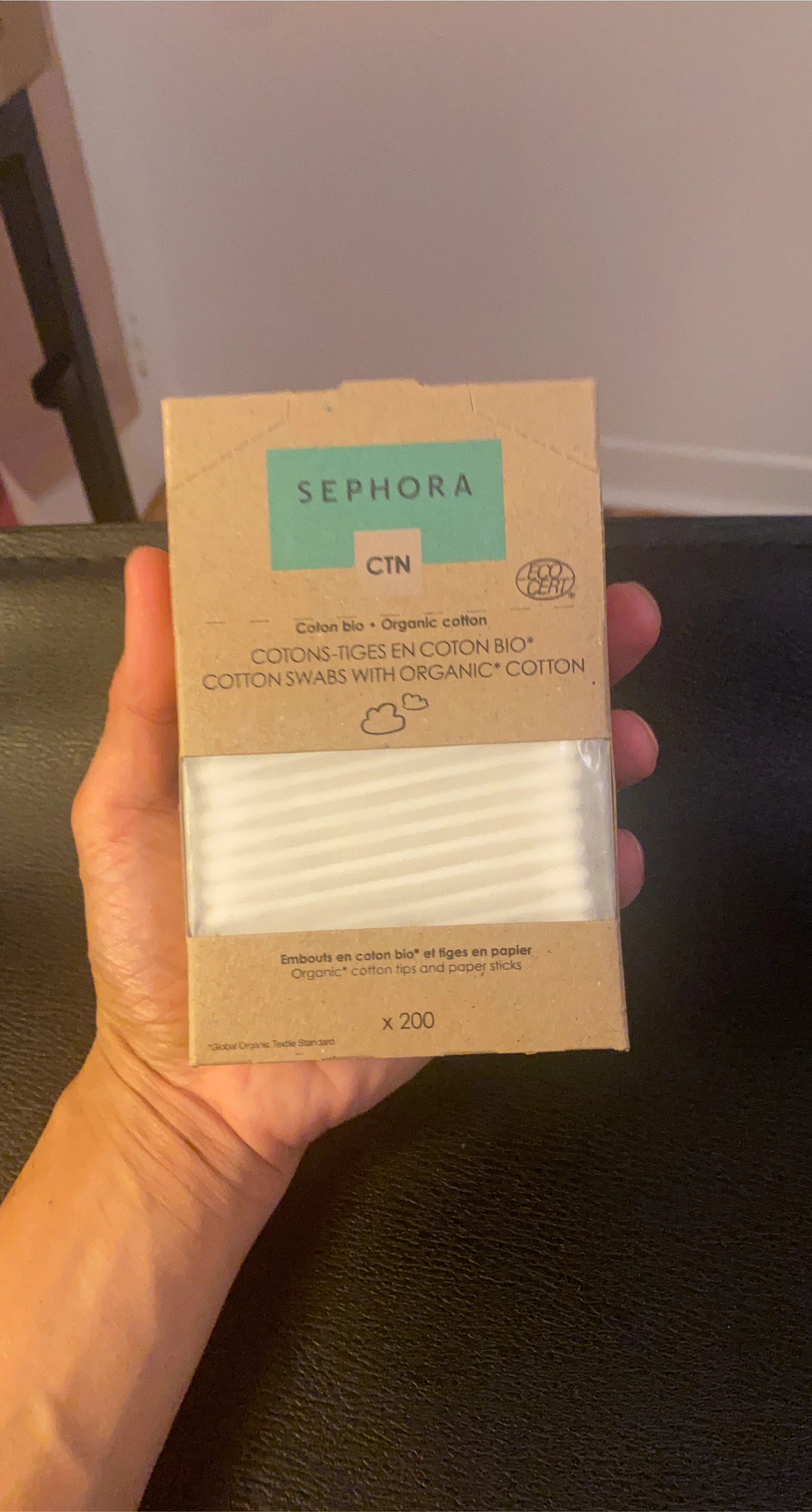 Sephora CTN Organic Cotton Swabs - 200 Count 🏆