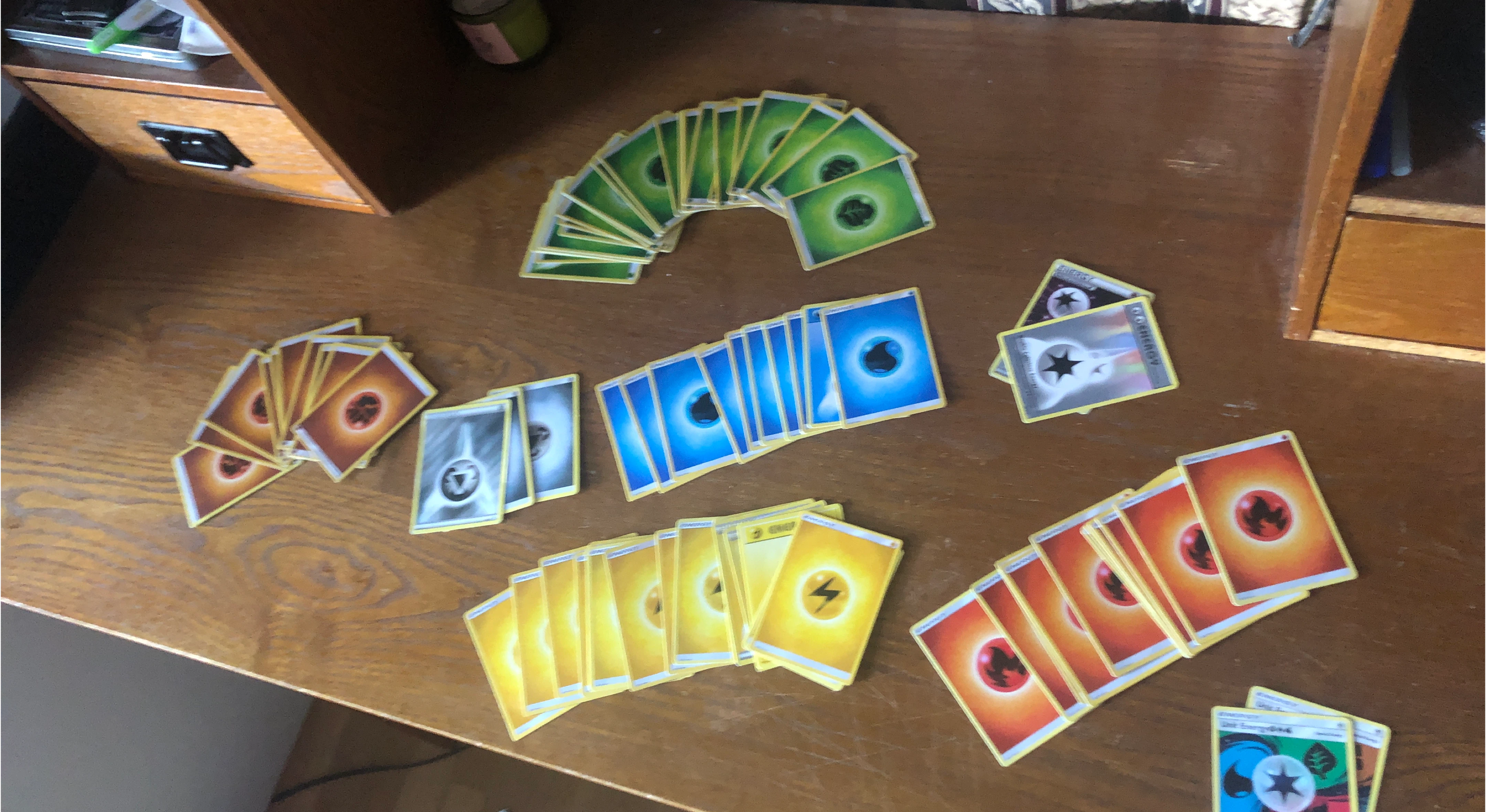 Pokemon Energy Cards for deck building