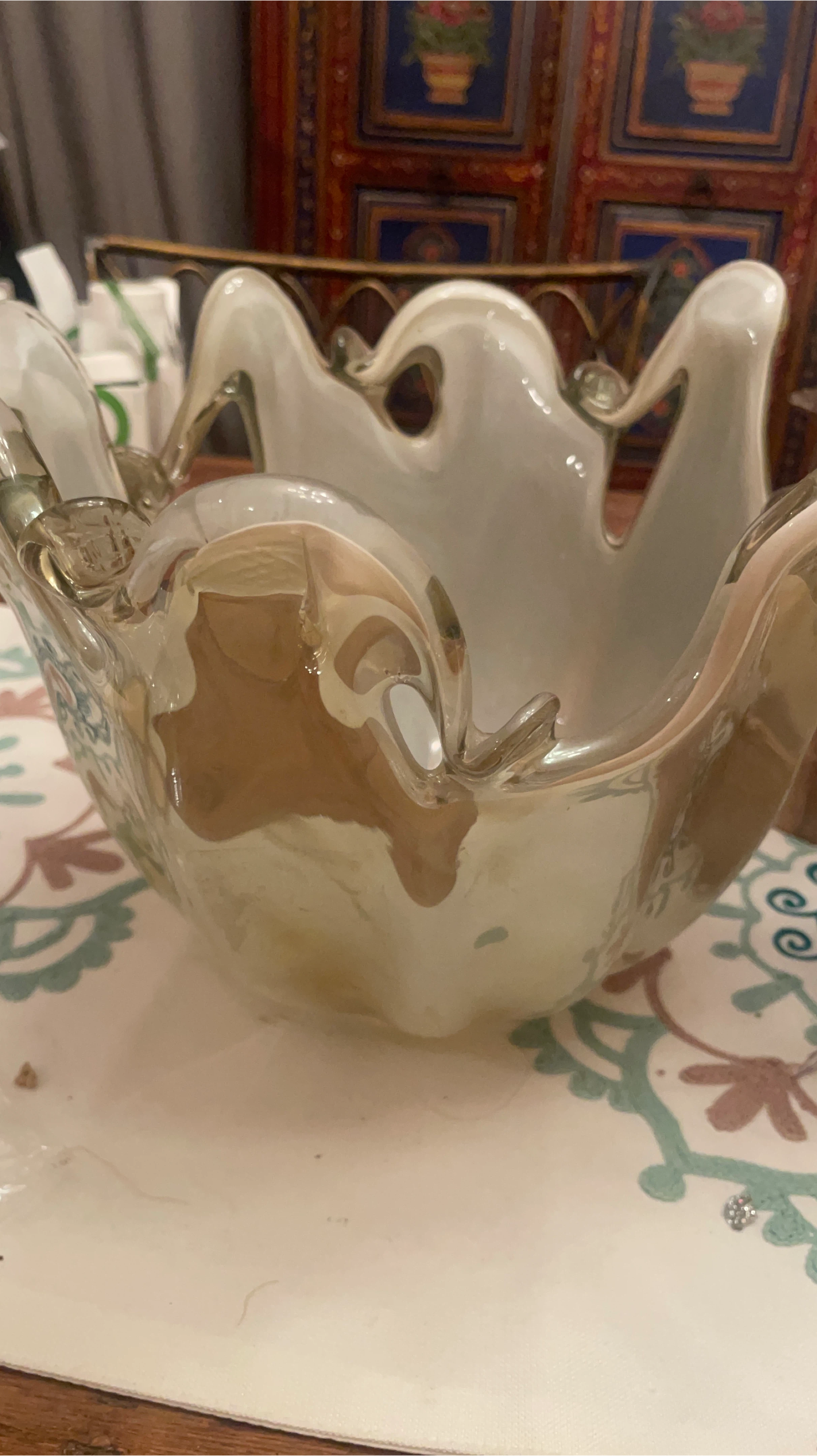 Art Glass Candy Bowl