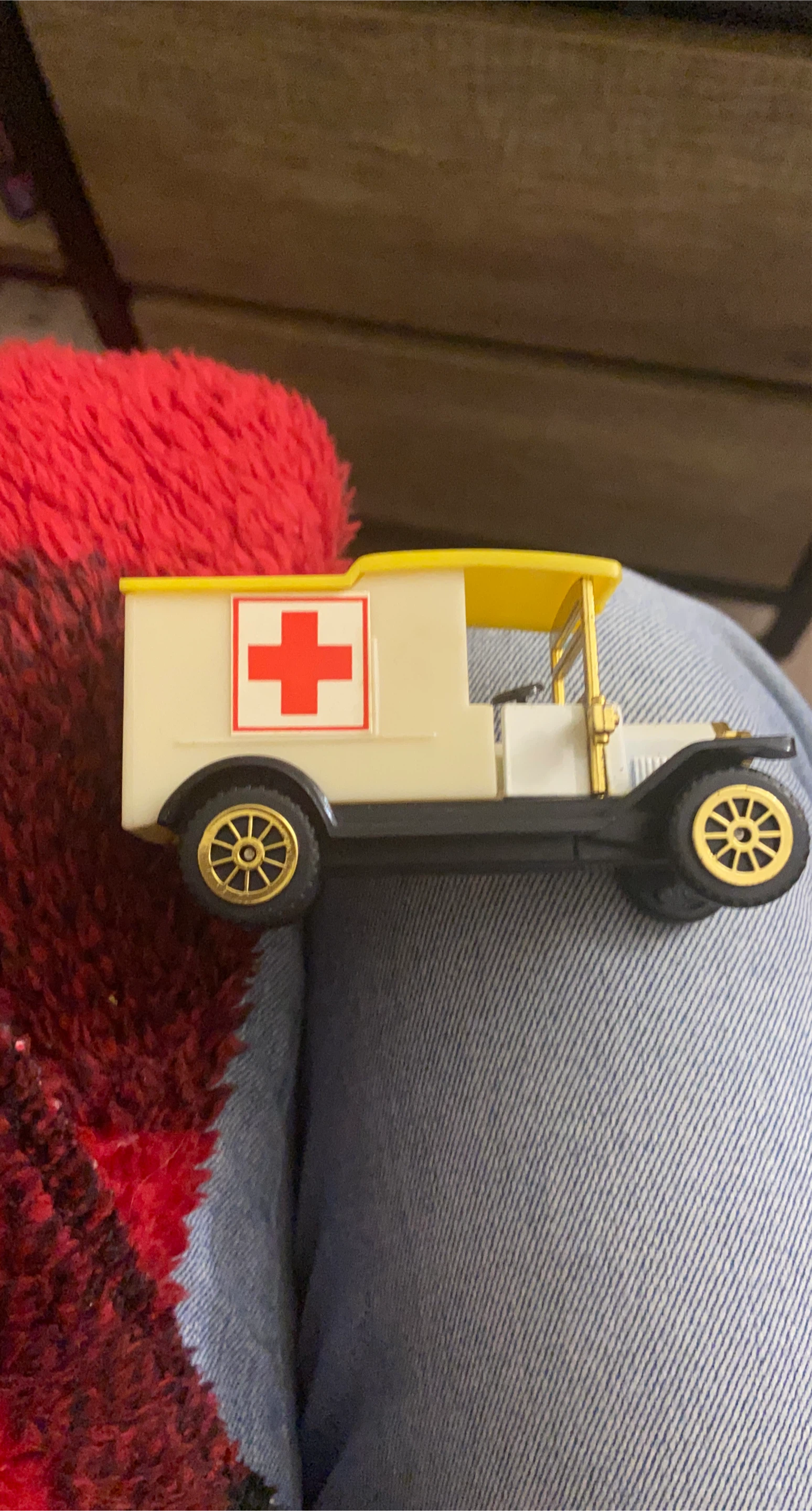 Vintage Style Ambulance Toy Car