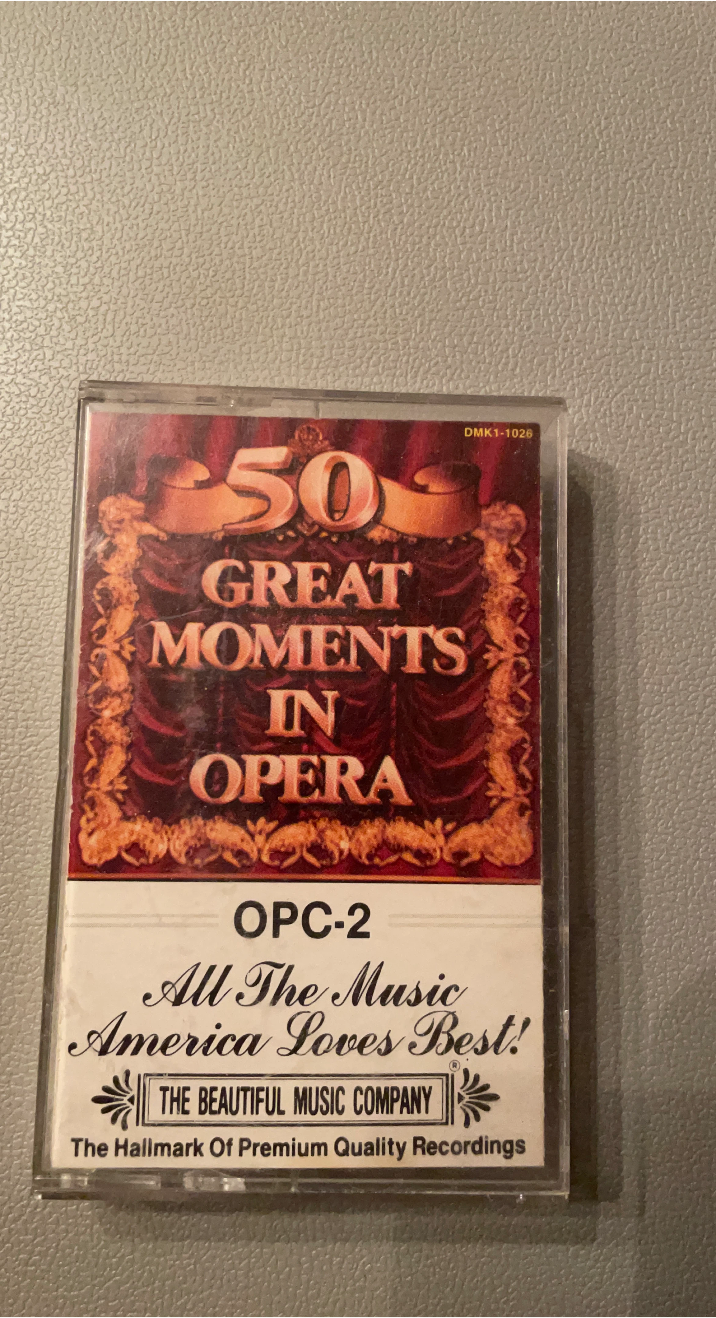 OPC-2 50 Great Moments in Opera Cassette Tape🏆