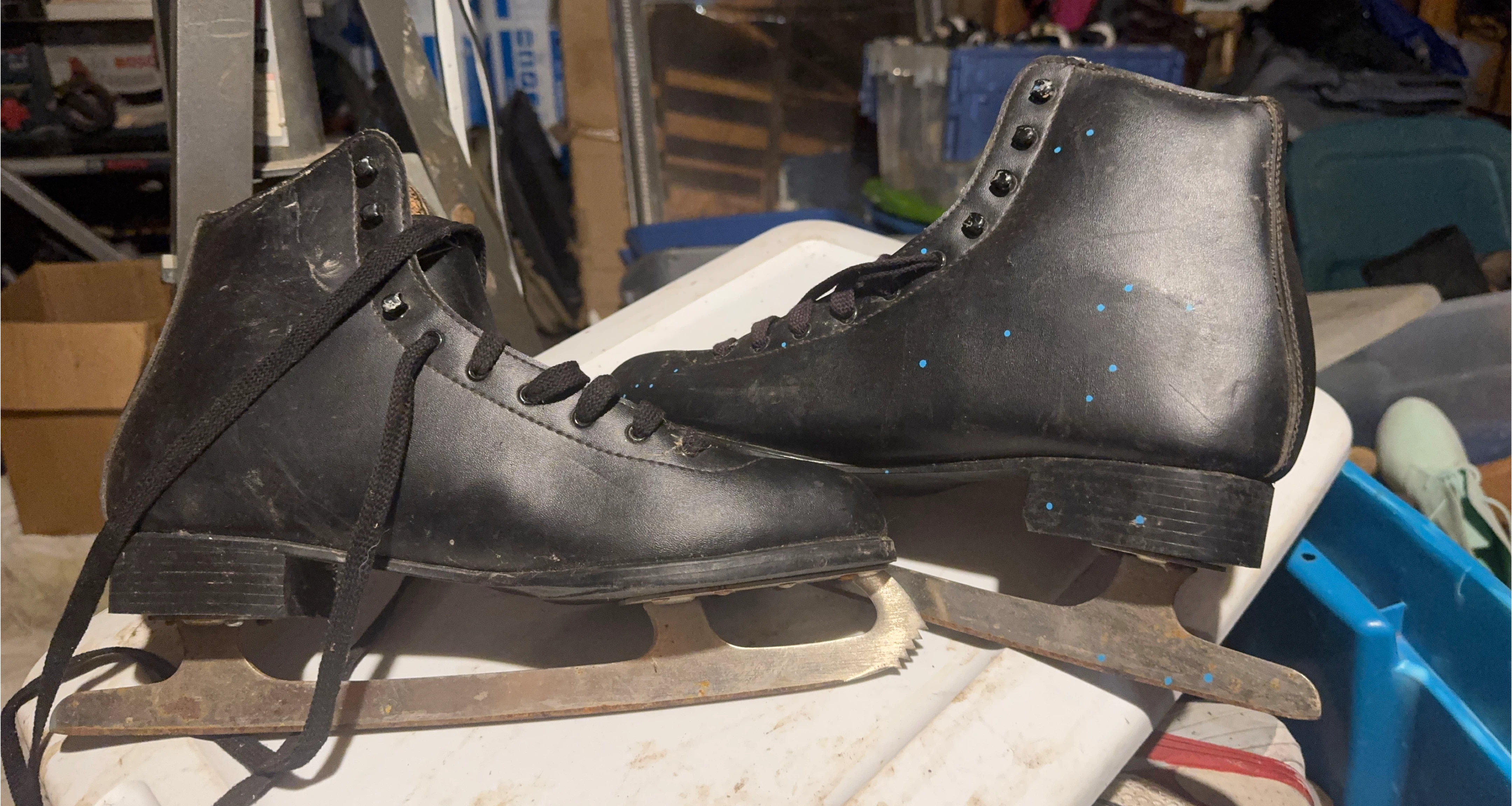 Black Ice Skates Size 12🏆