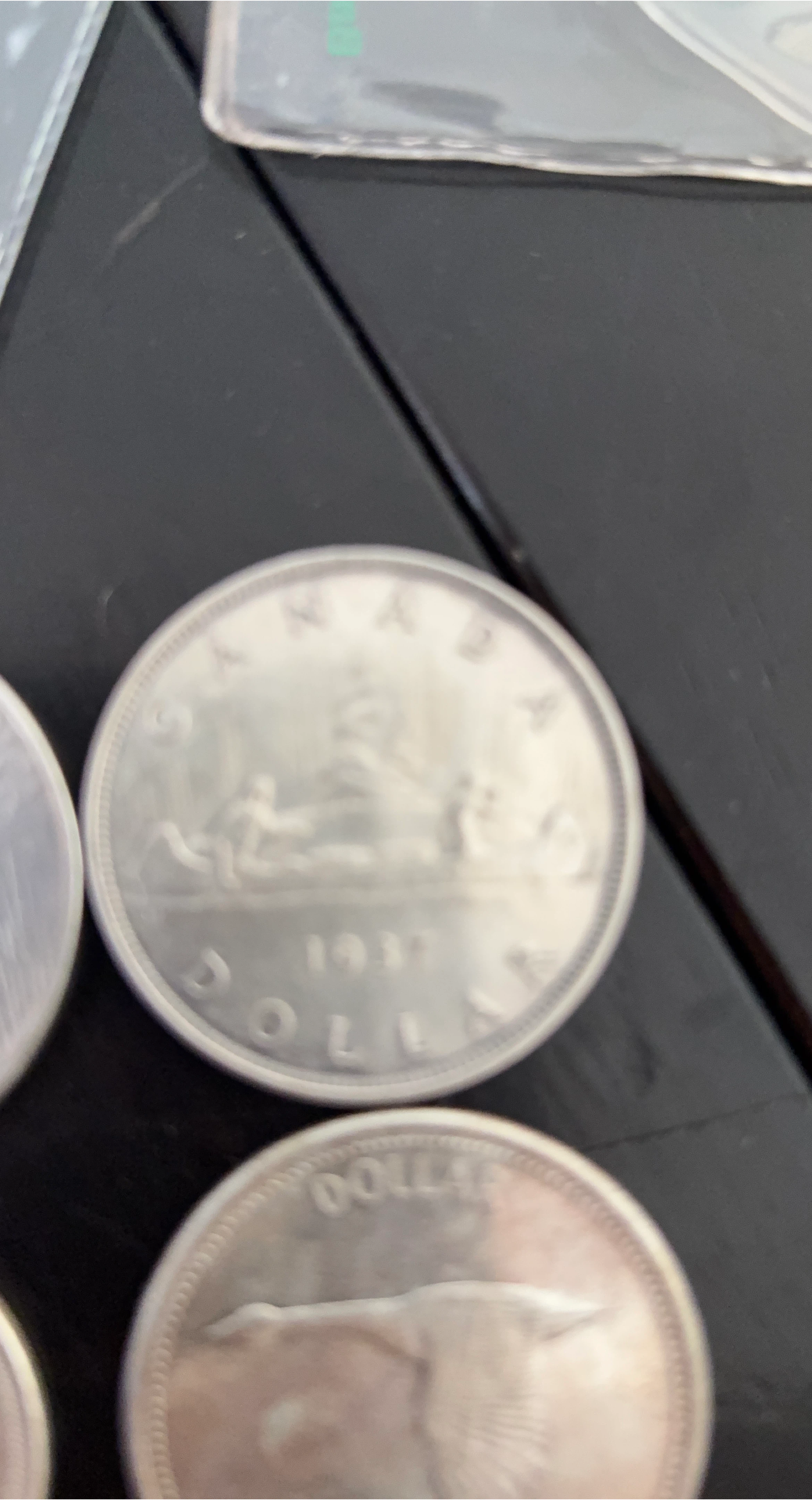 1937 Canadian Silver Dollar Coin