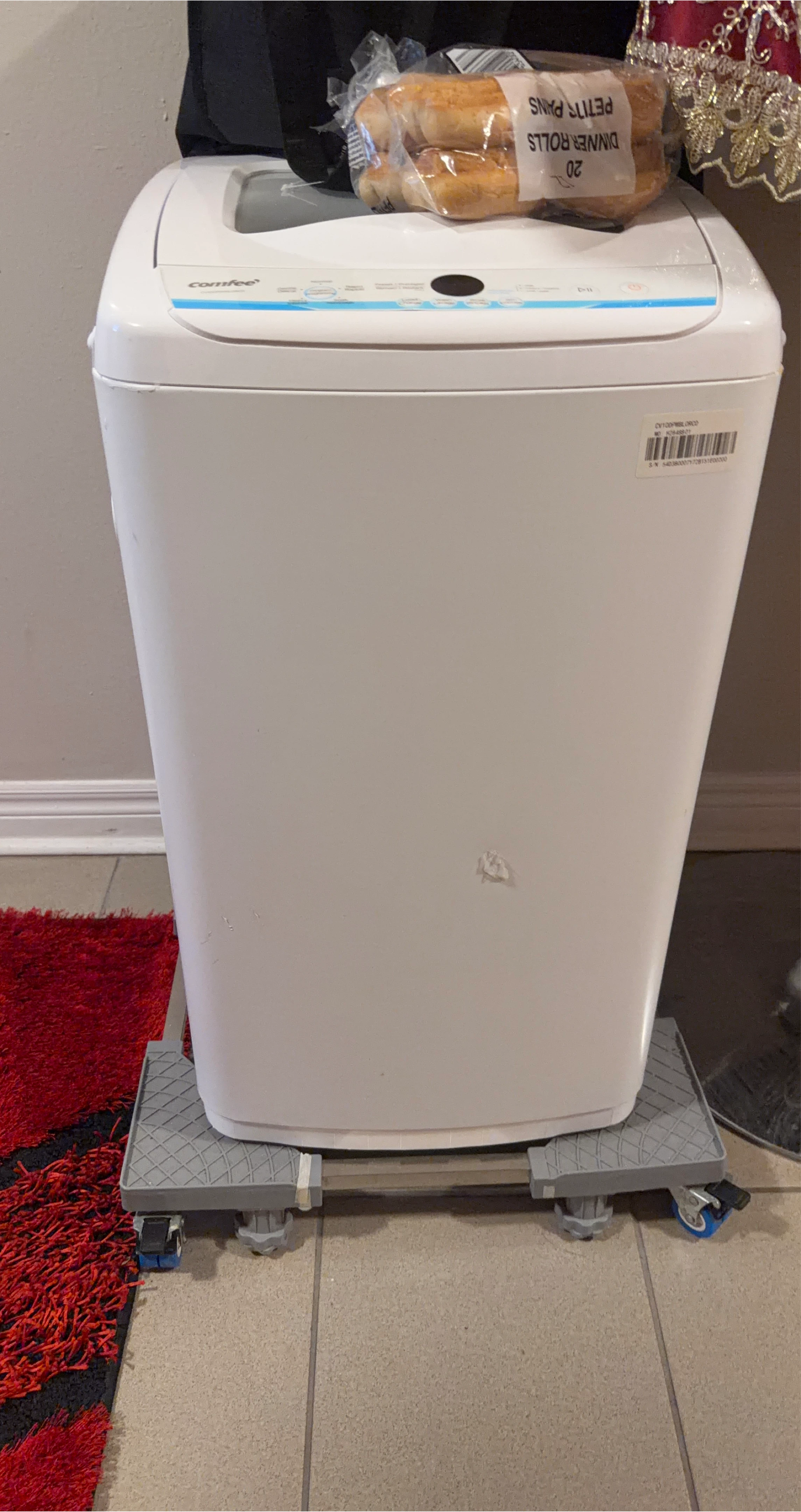 Comfee White Top Load Washing Machine
