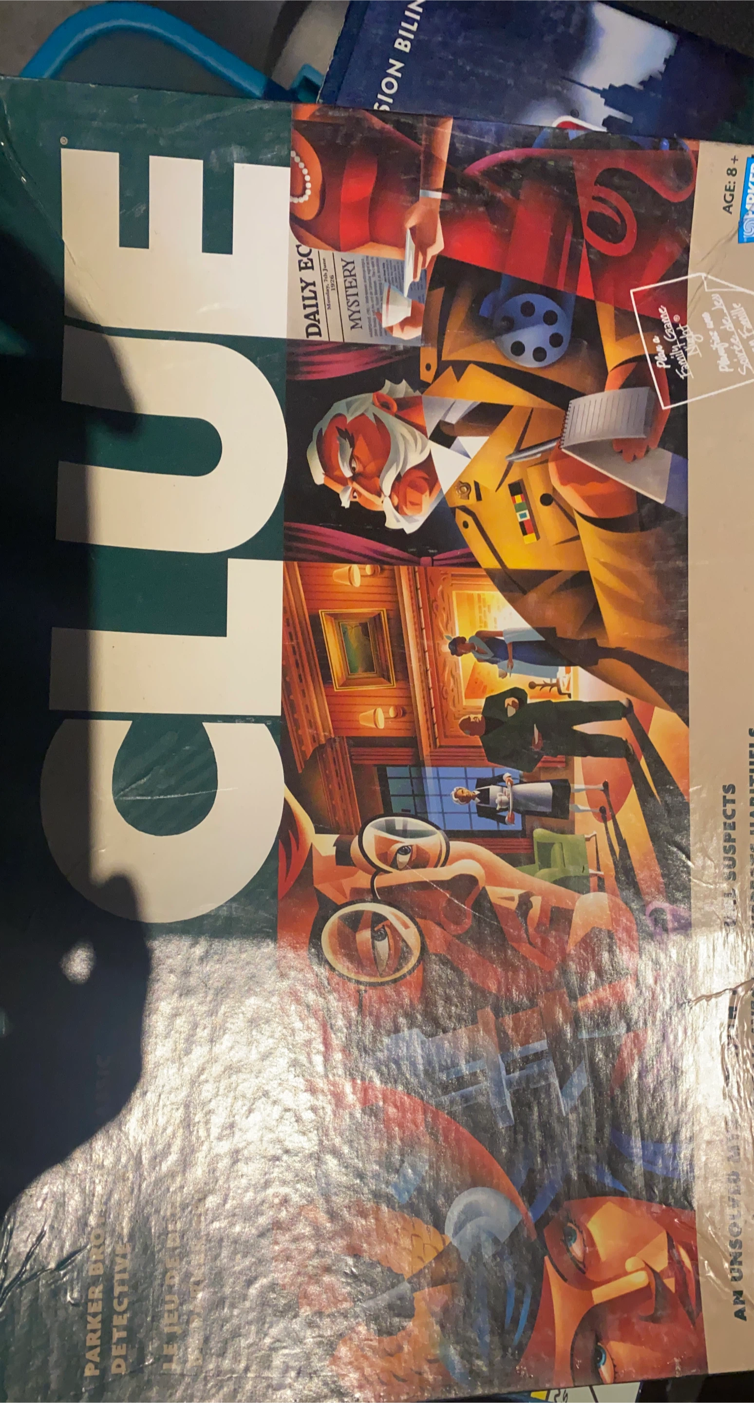 Clue Parker Brothers Detective Board Game