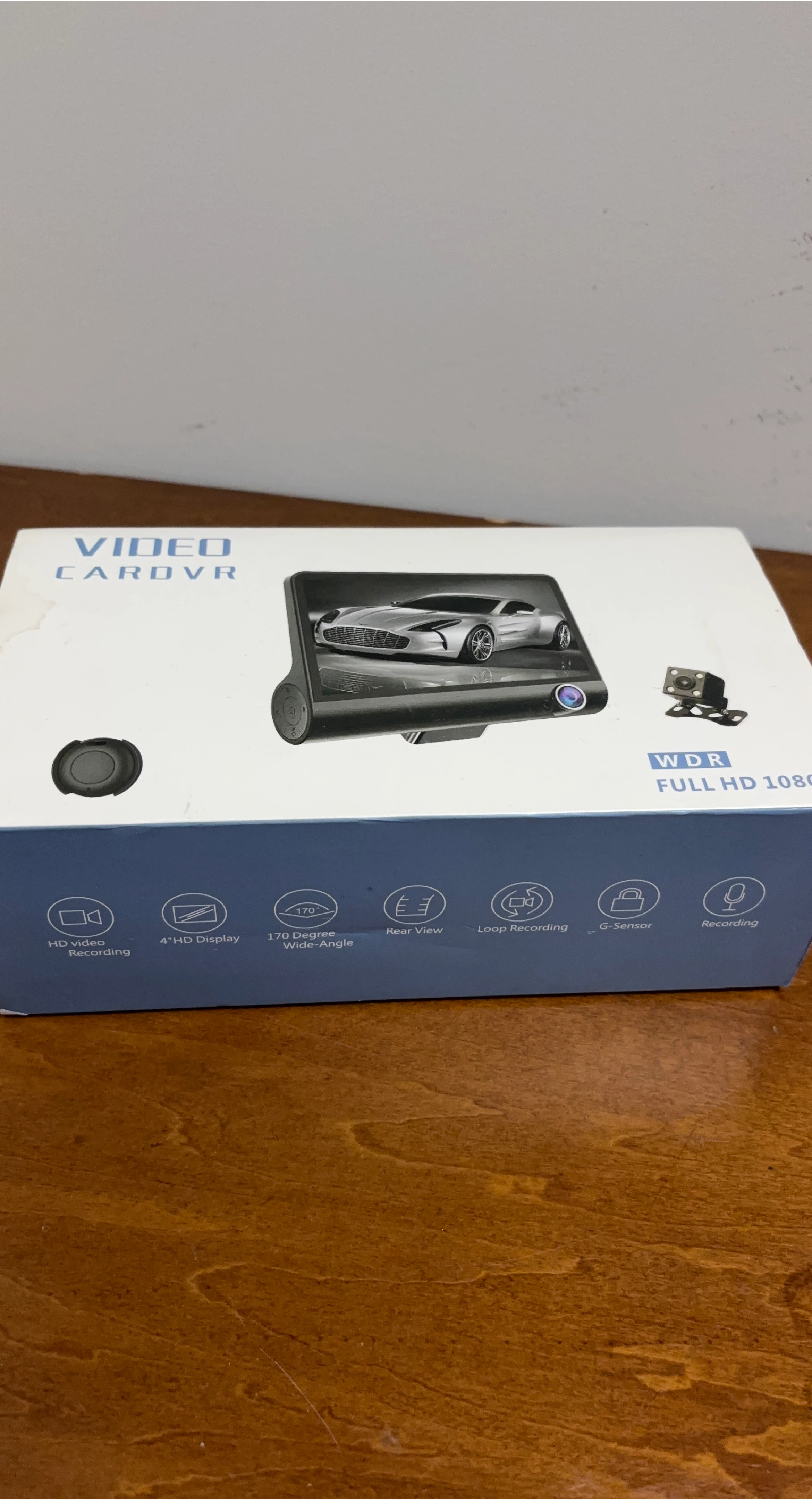 VIDEO CARDVR Full HD 1080p Dash Cam with 4" Display