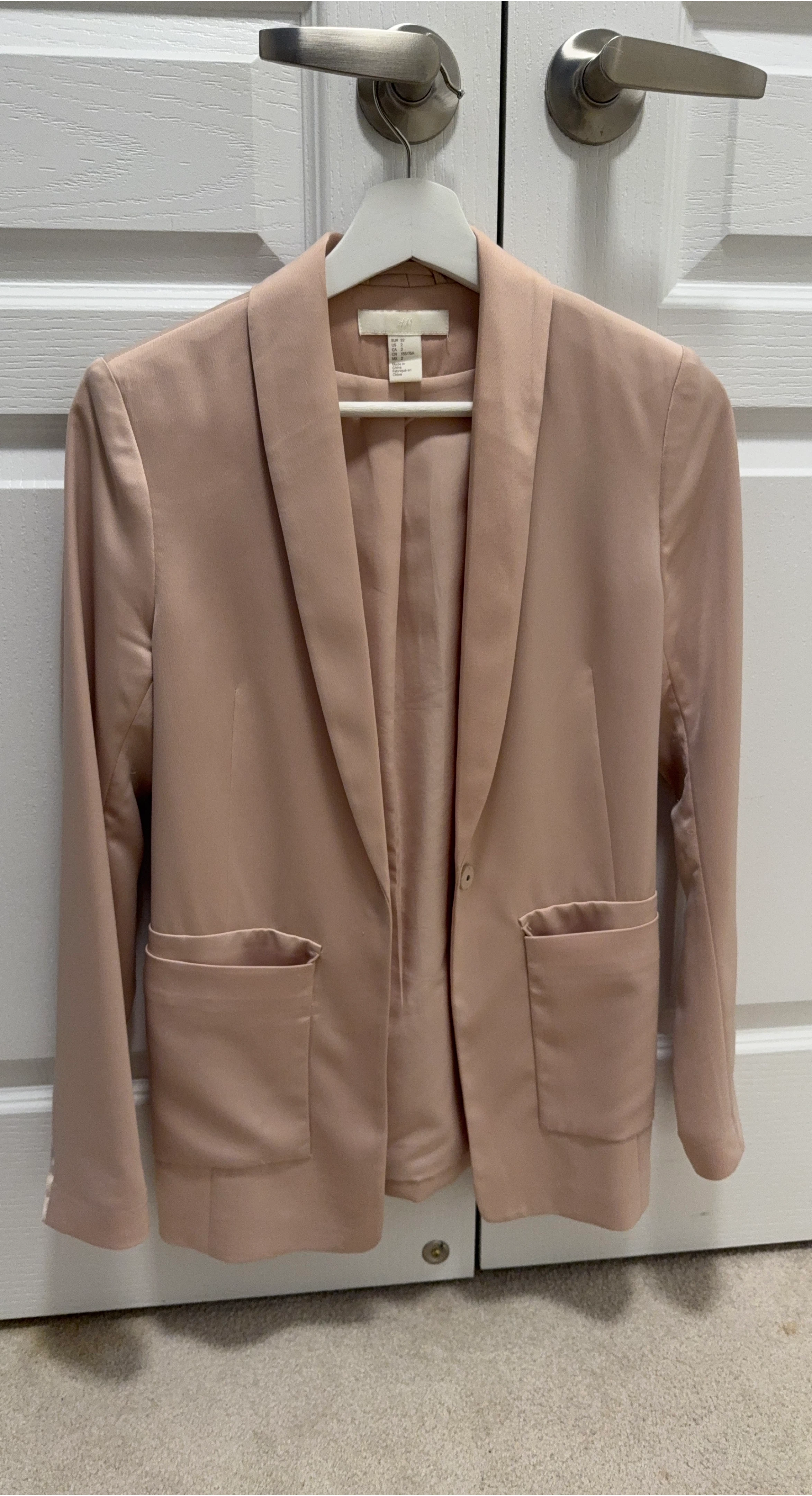 H&M Blazer - Size 2 - Beige