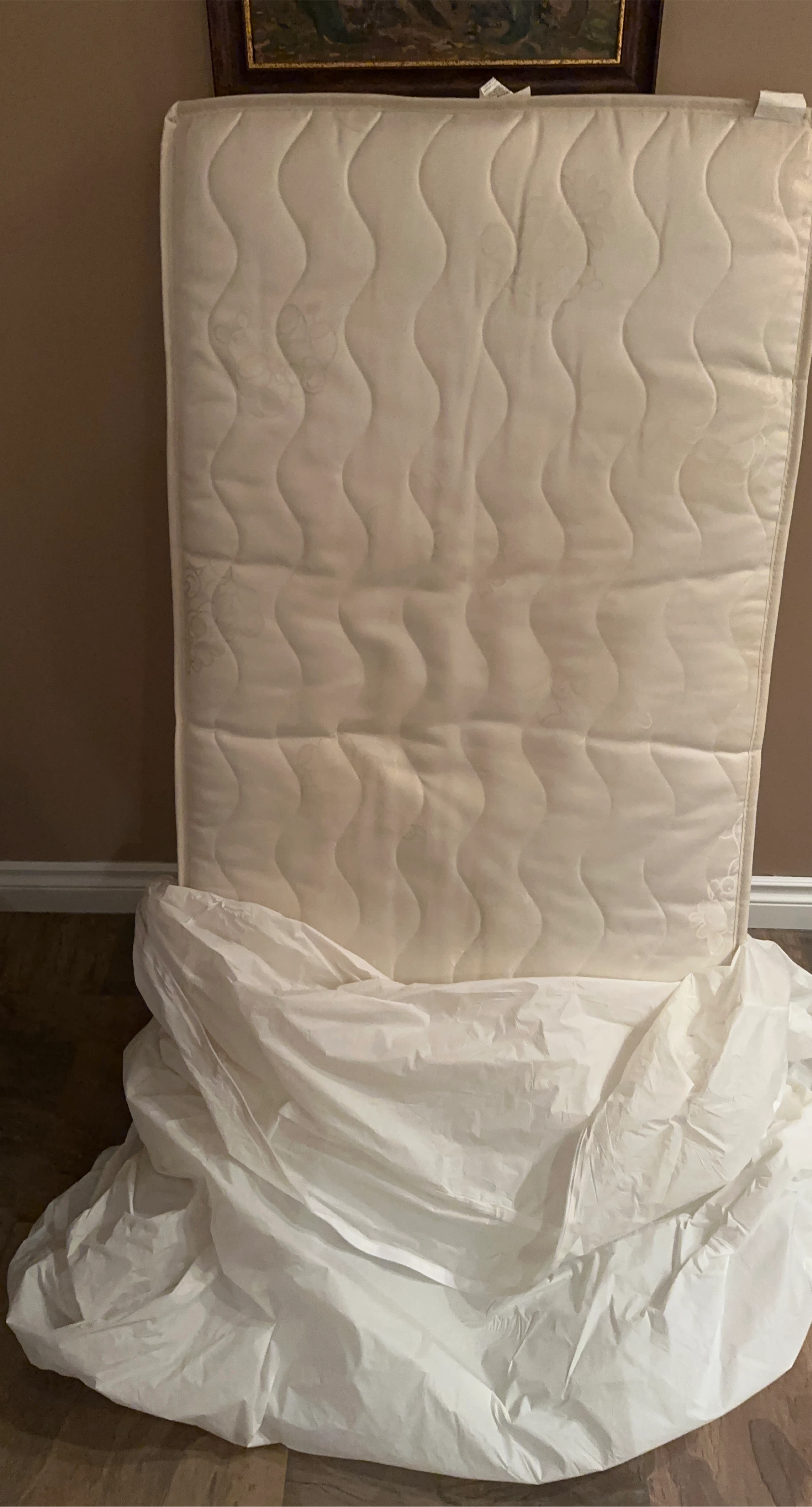 White Quilted Mattress Pad