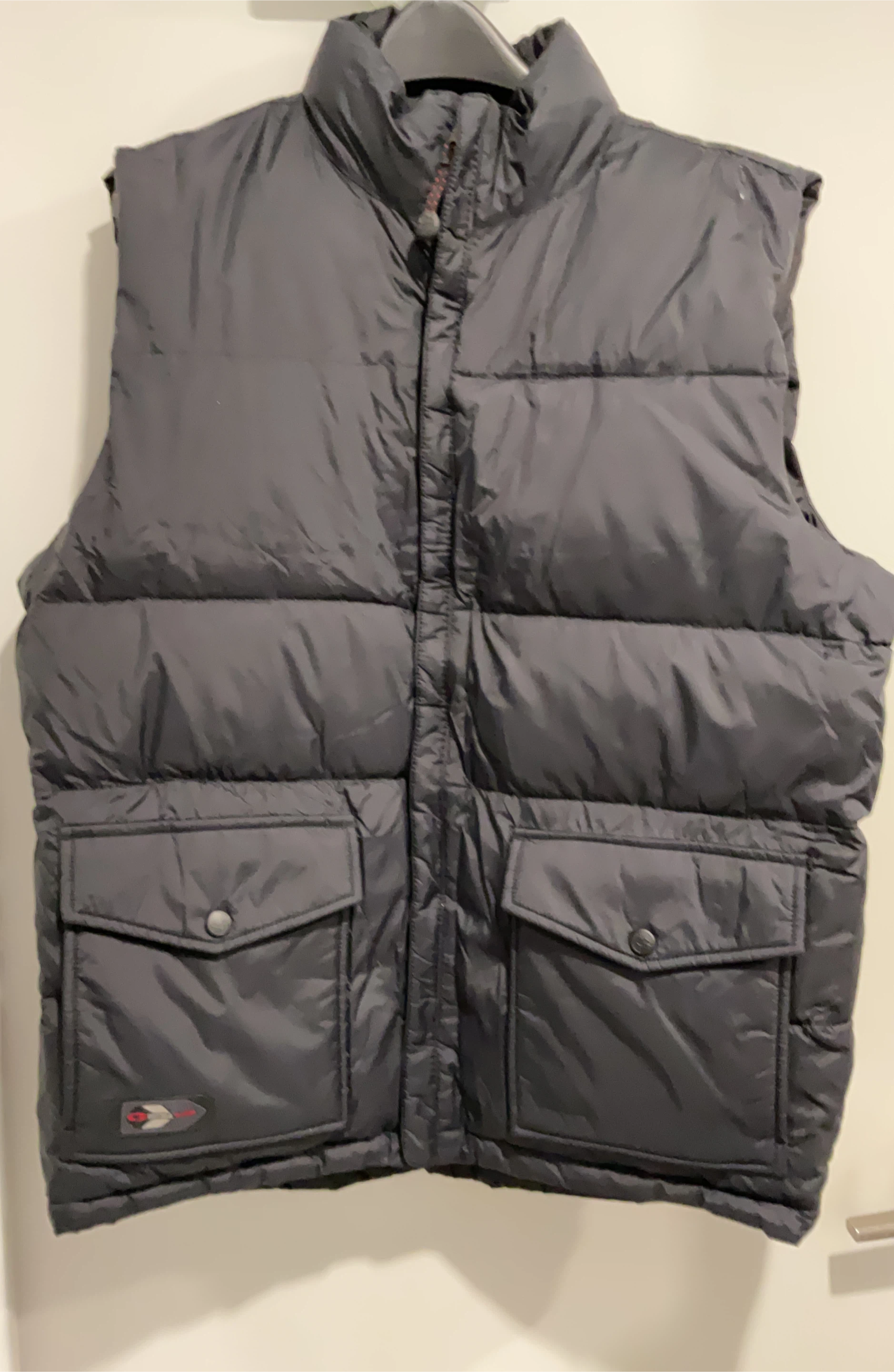Black Puffer Vest size large