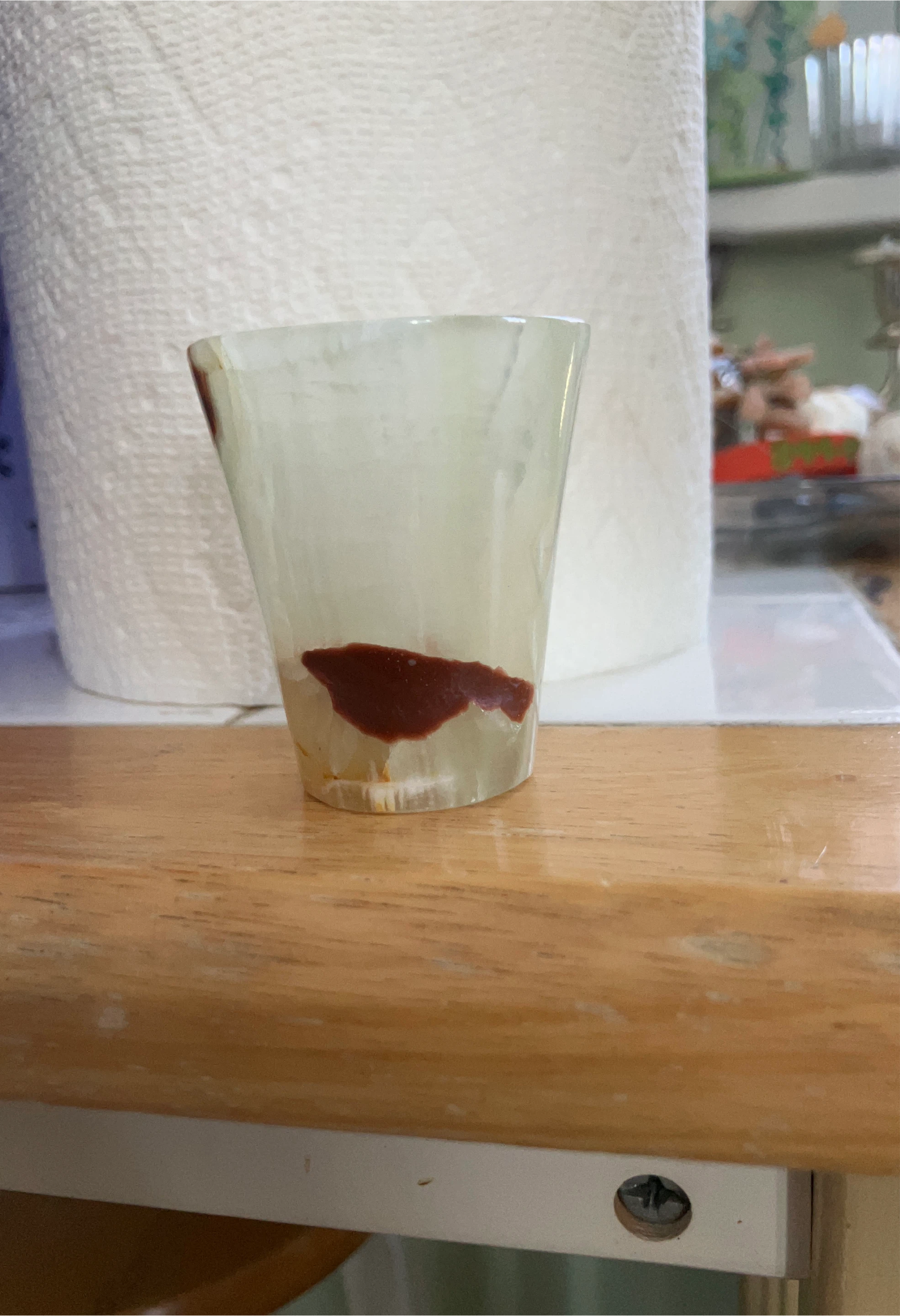 Onyx shot glassGlass