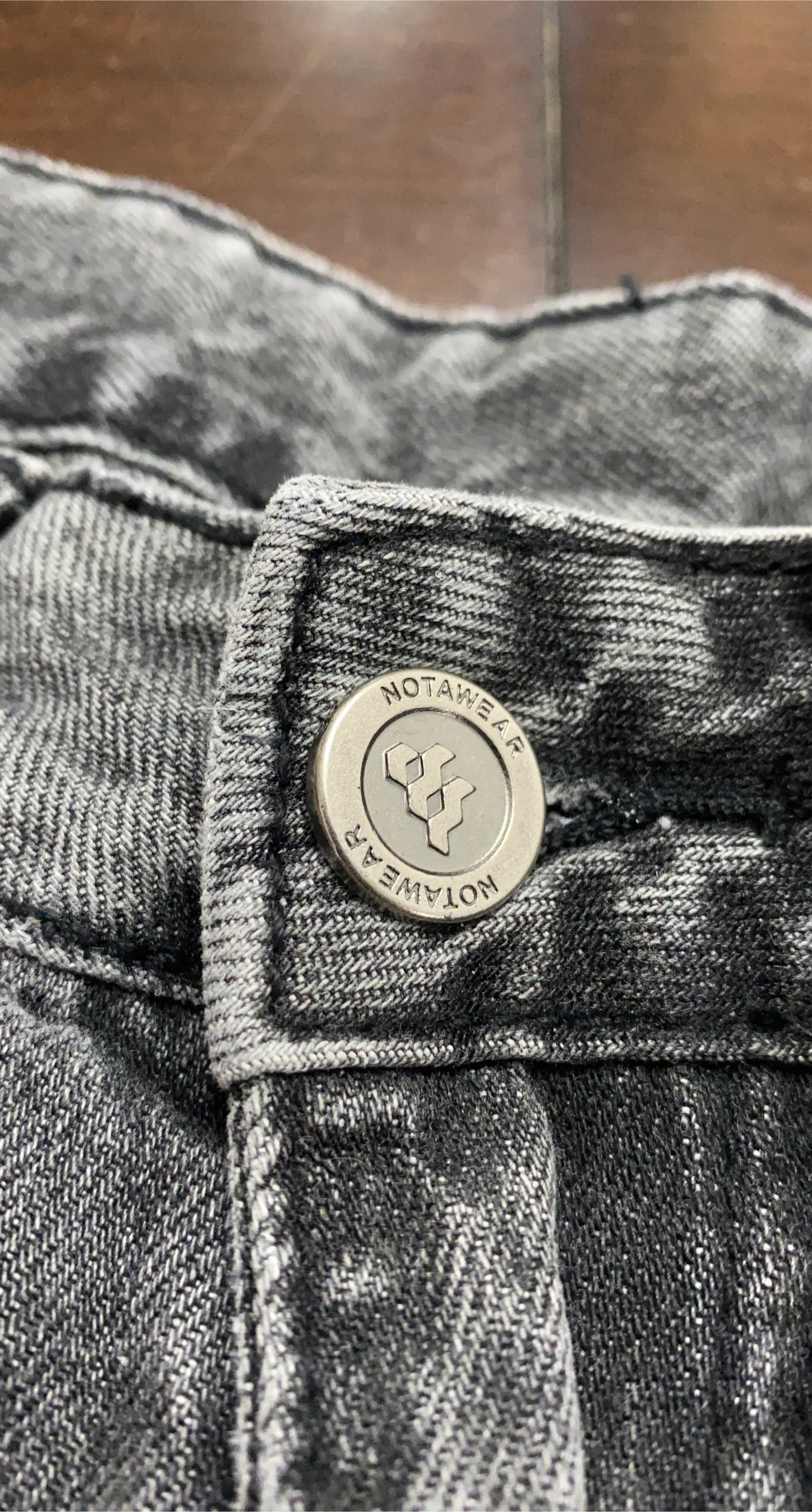 NOTAWear Grey Wide Leg Jeans