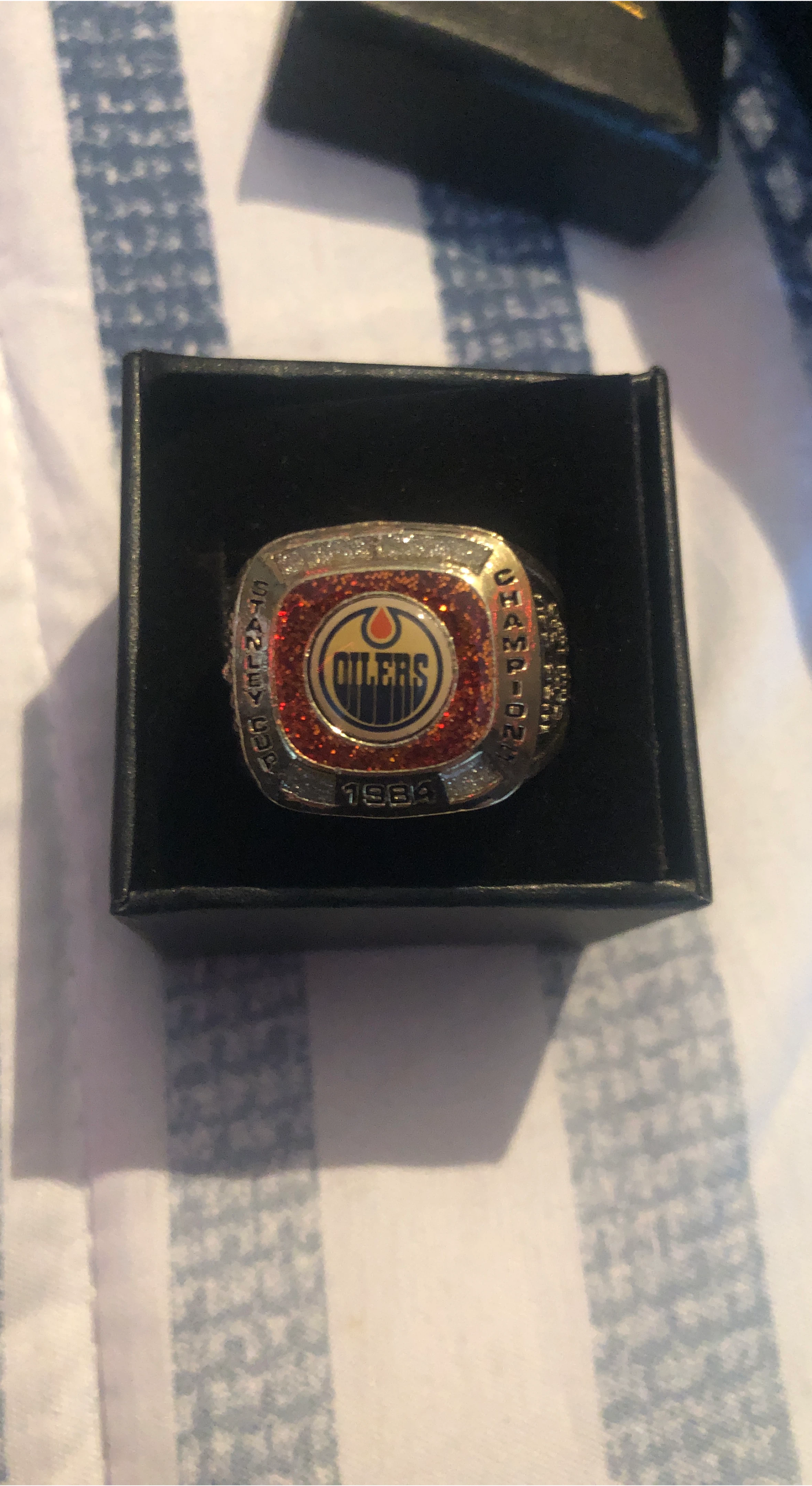 Edmonton Oilers Stanley Cup Champions 1984 Ring