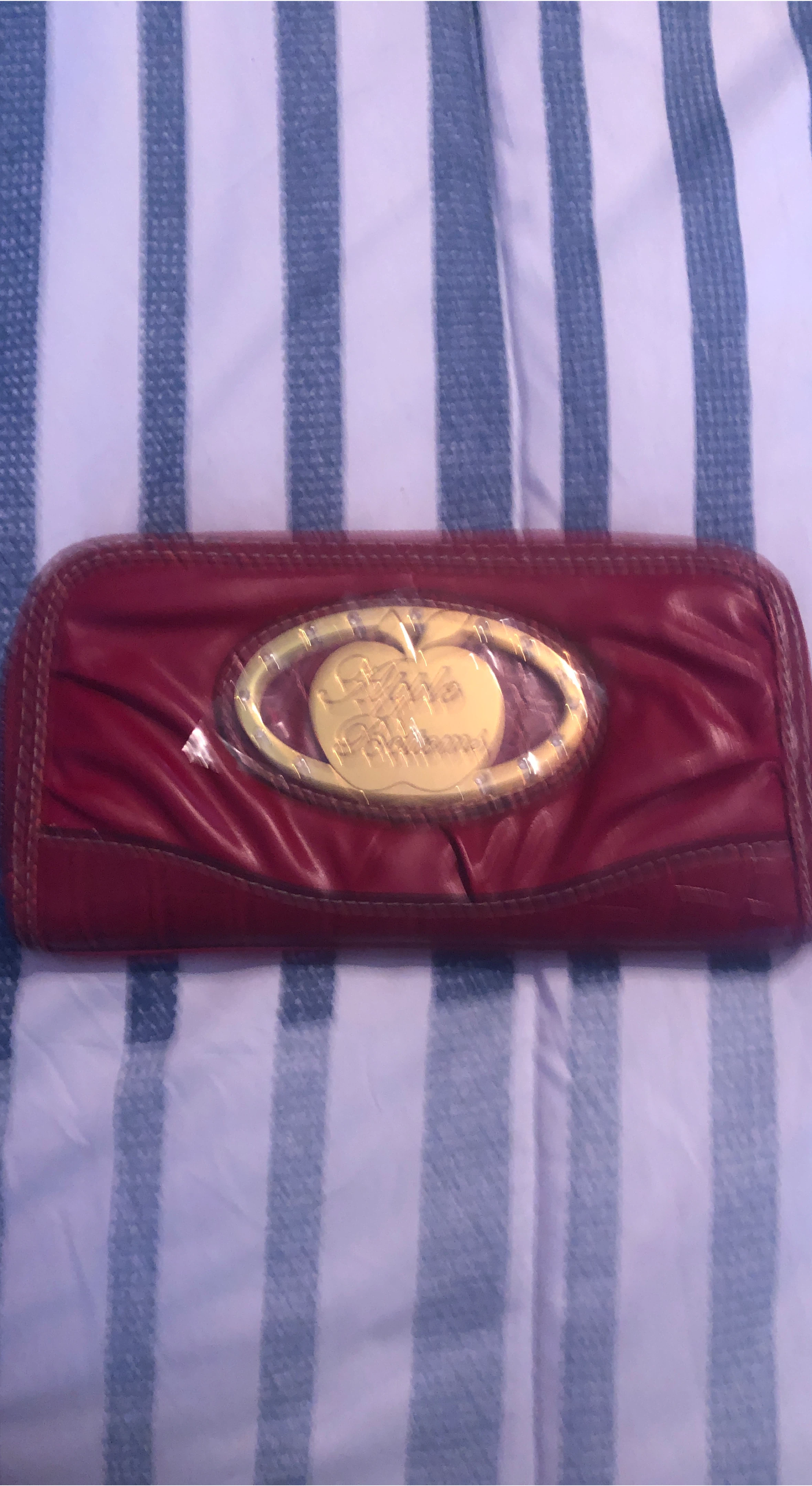 Red Leather Wallet