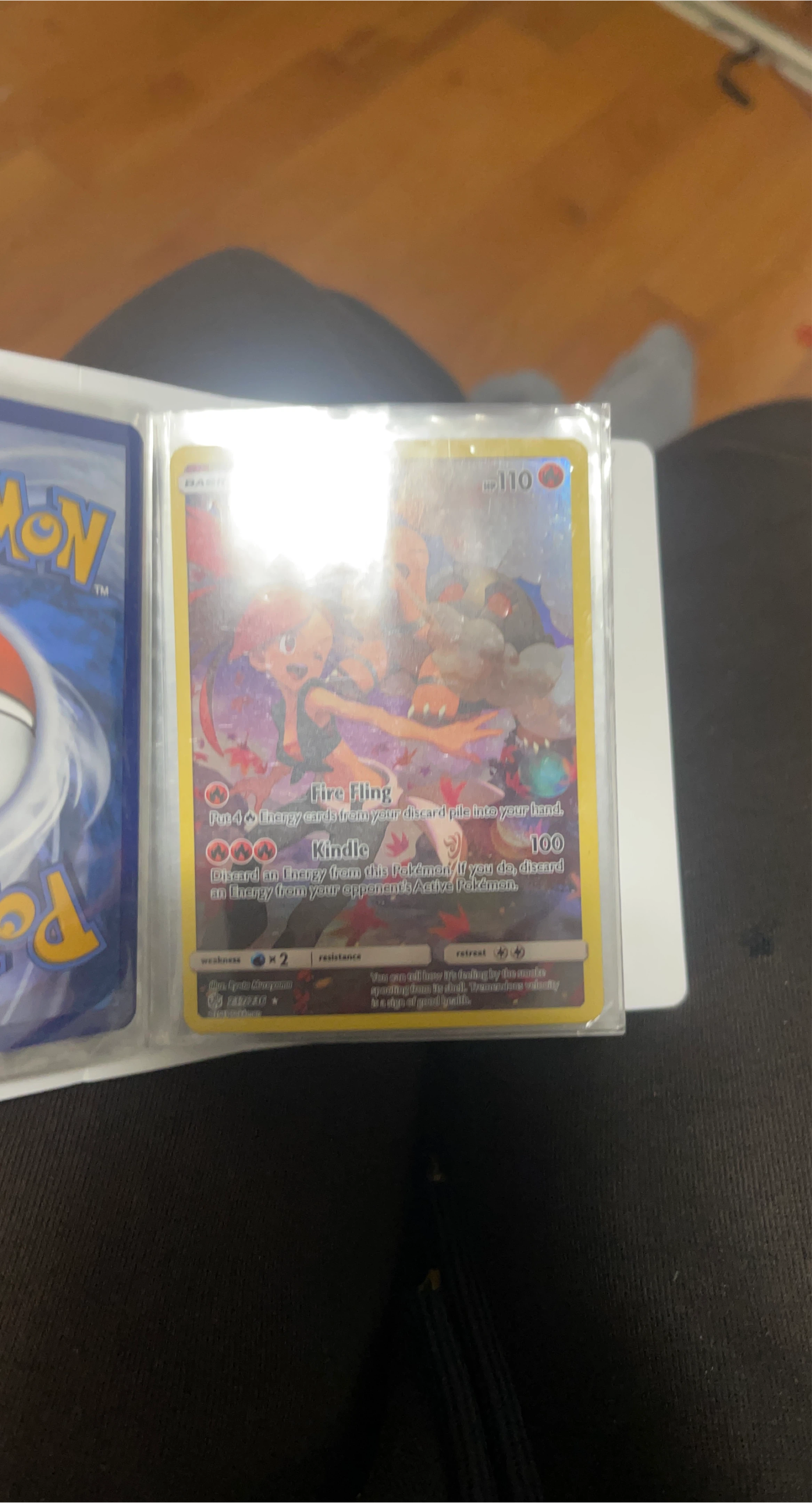 Pokemon Card - Fire Fling / Kindle