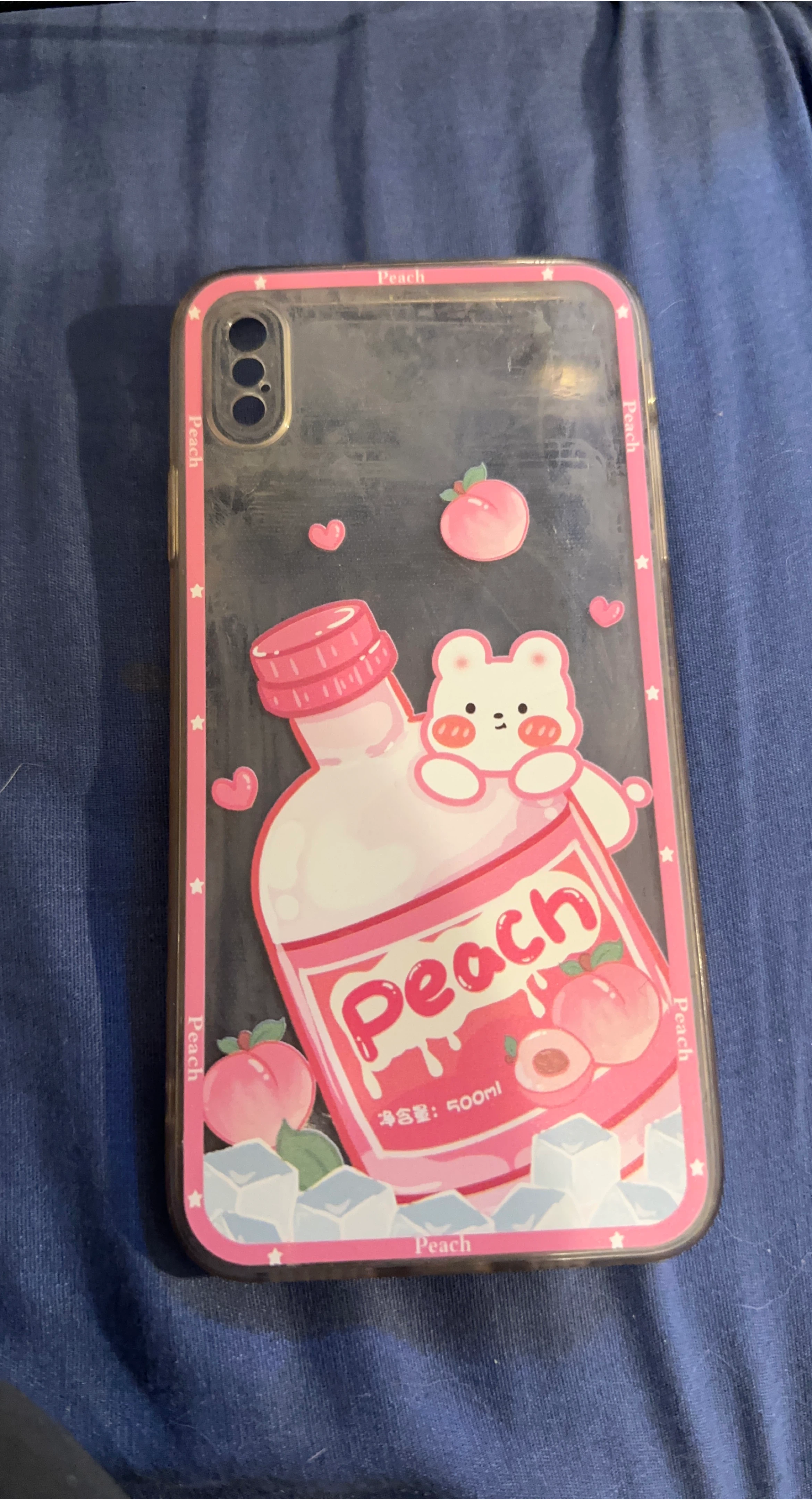 Cute Peach Drink Phone Case