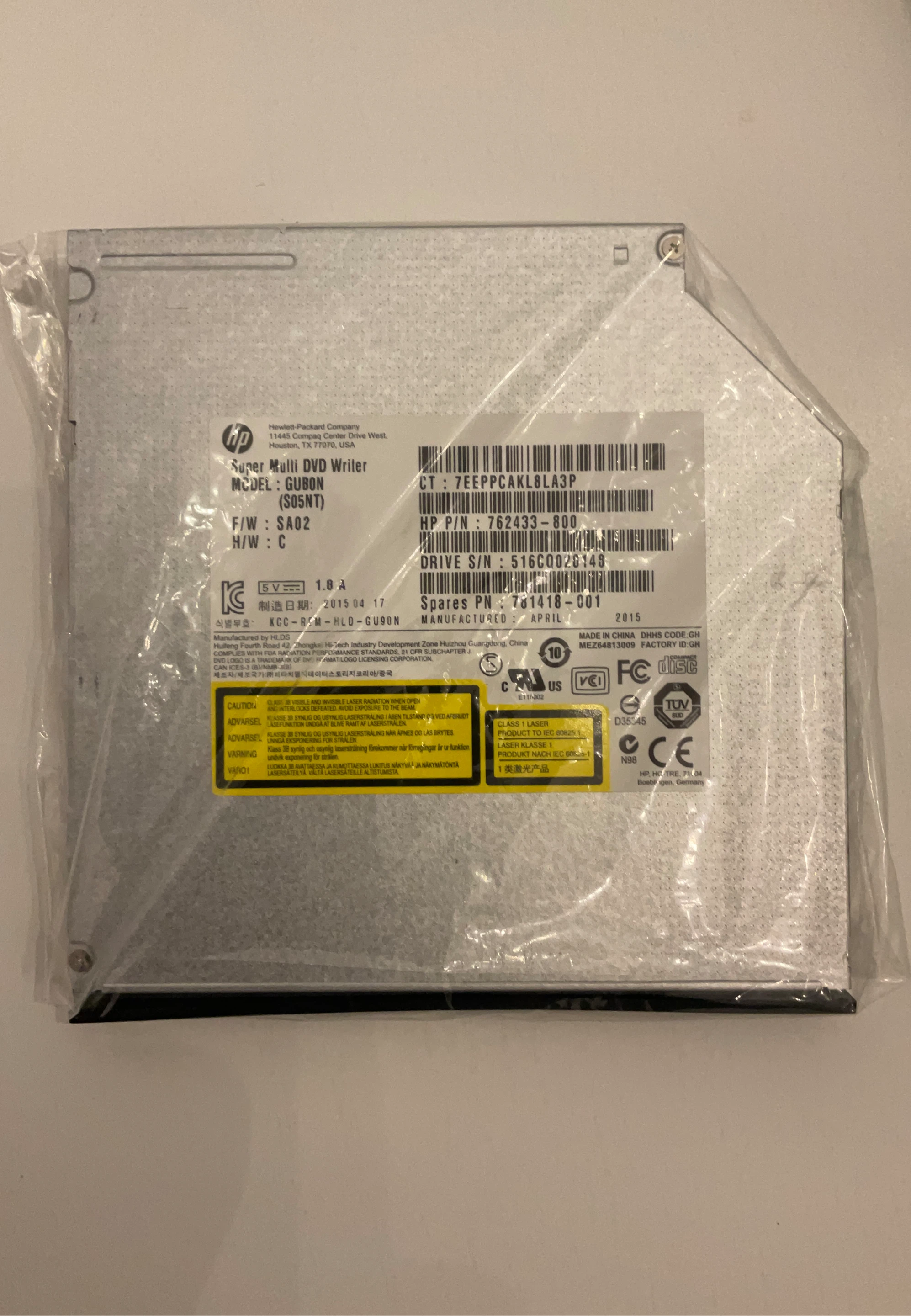 HP Super Multi DVD Writer GUBON