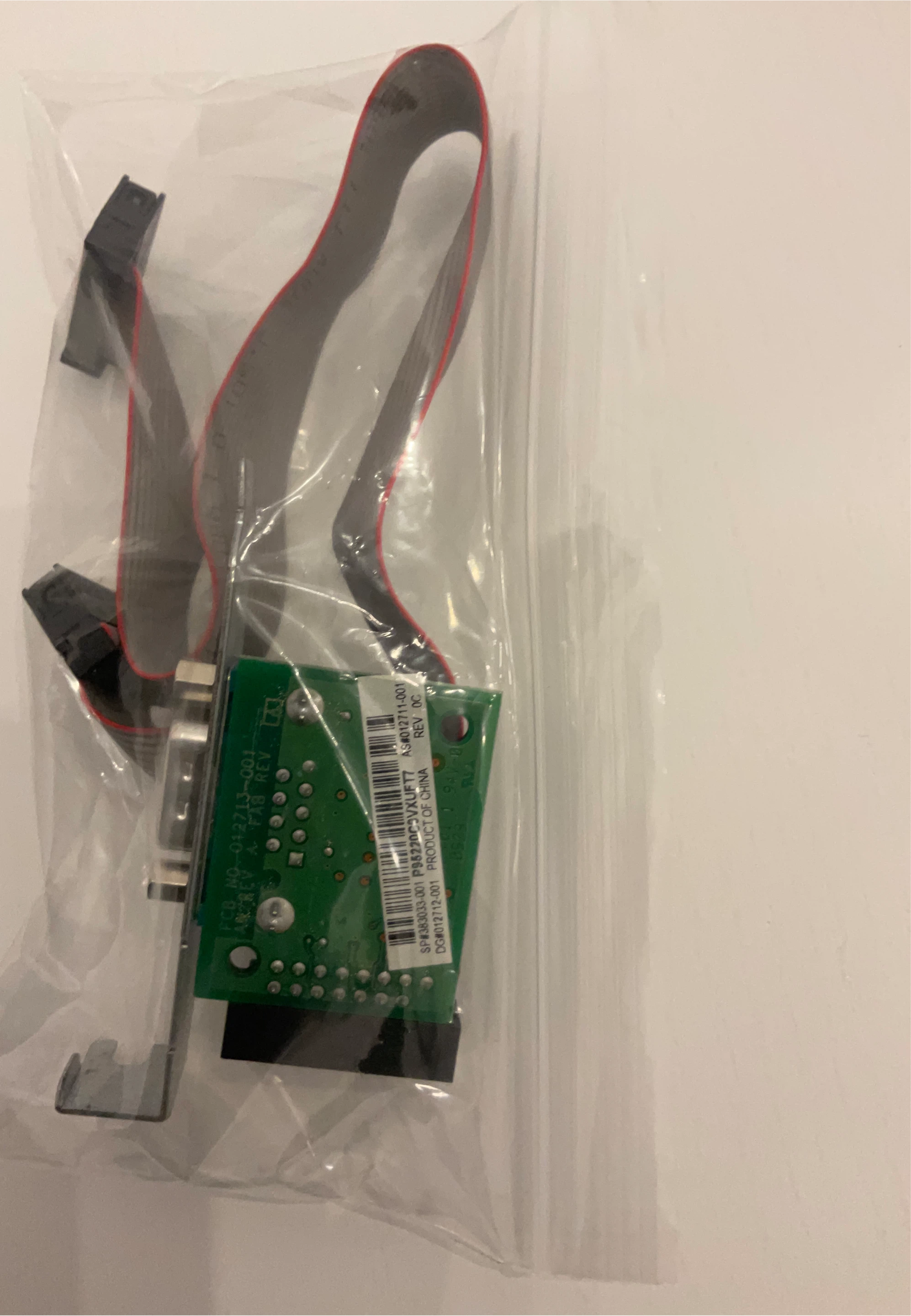 Computer Interface Card with Ribbon Cable