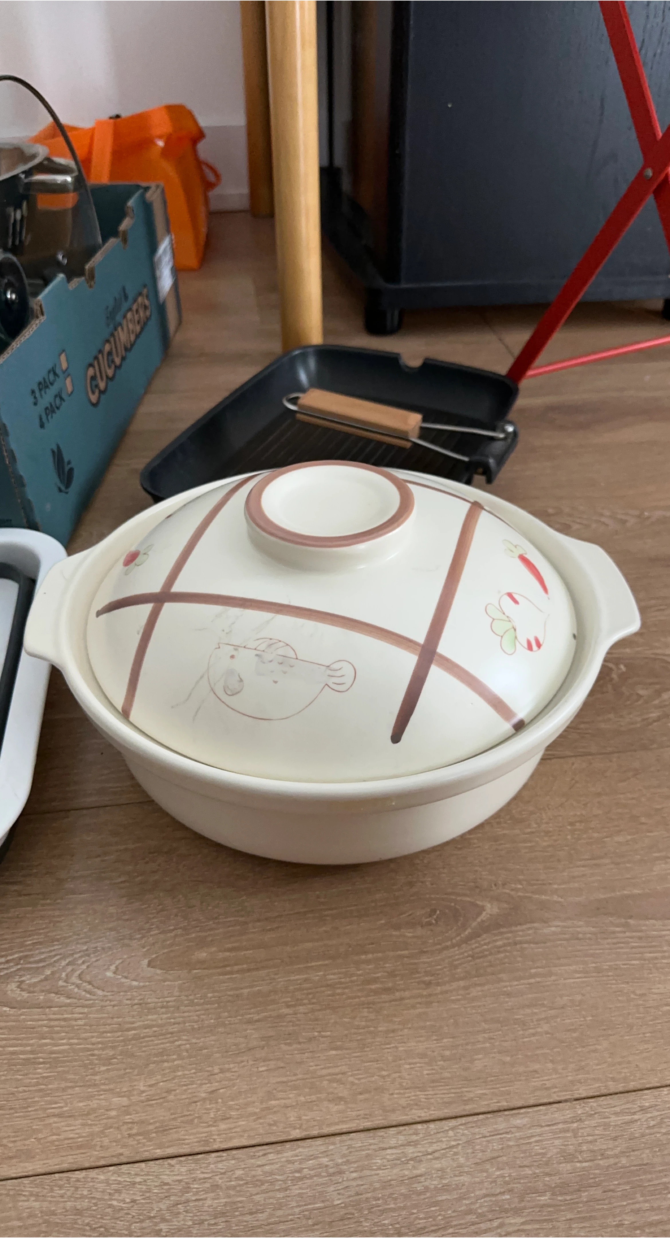 Ceramic Casserole Dish with Lid