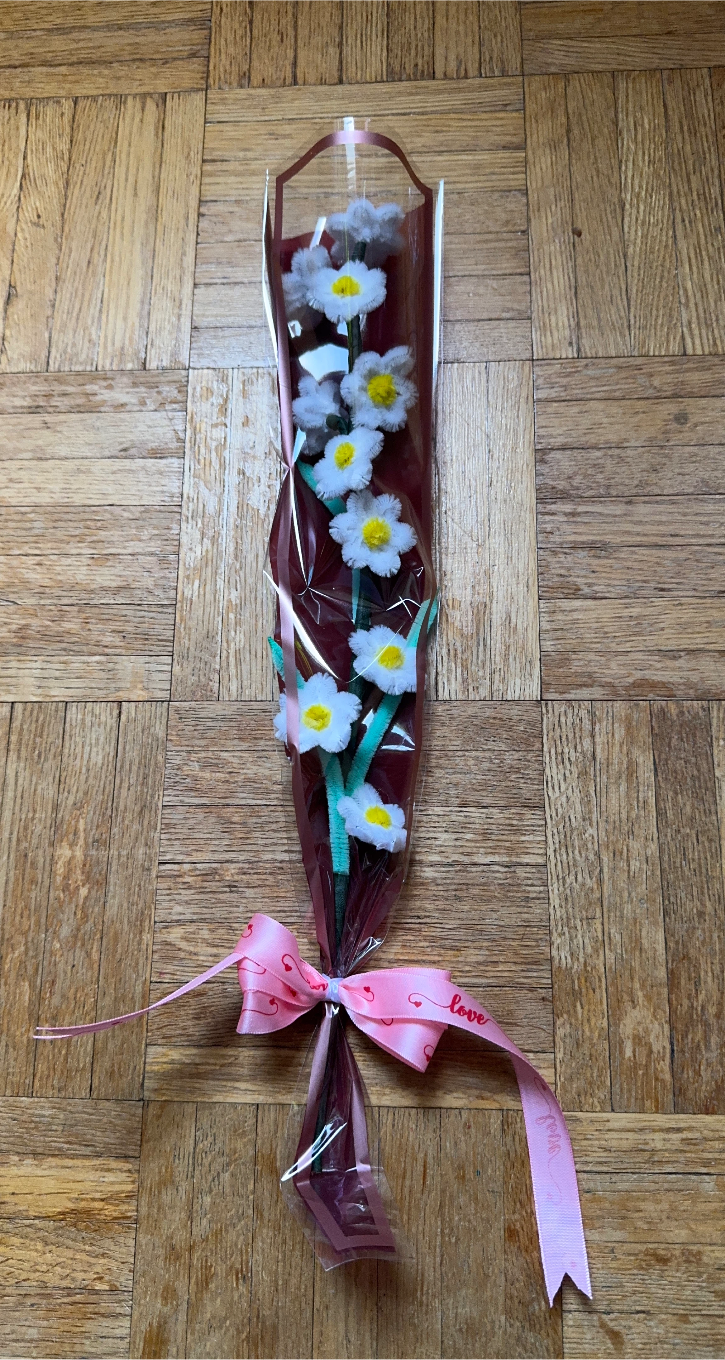 Handmade Pipe Cleaner Flower Bouquet