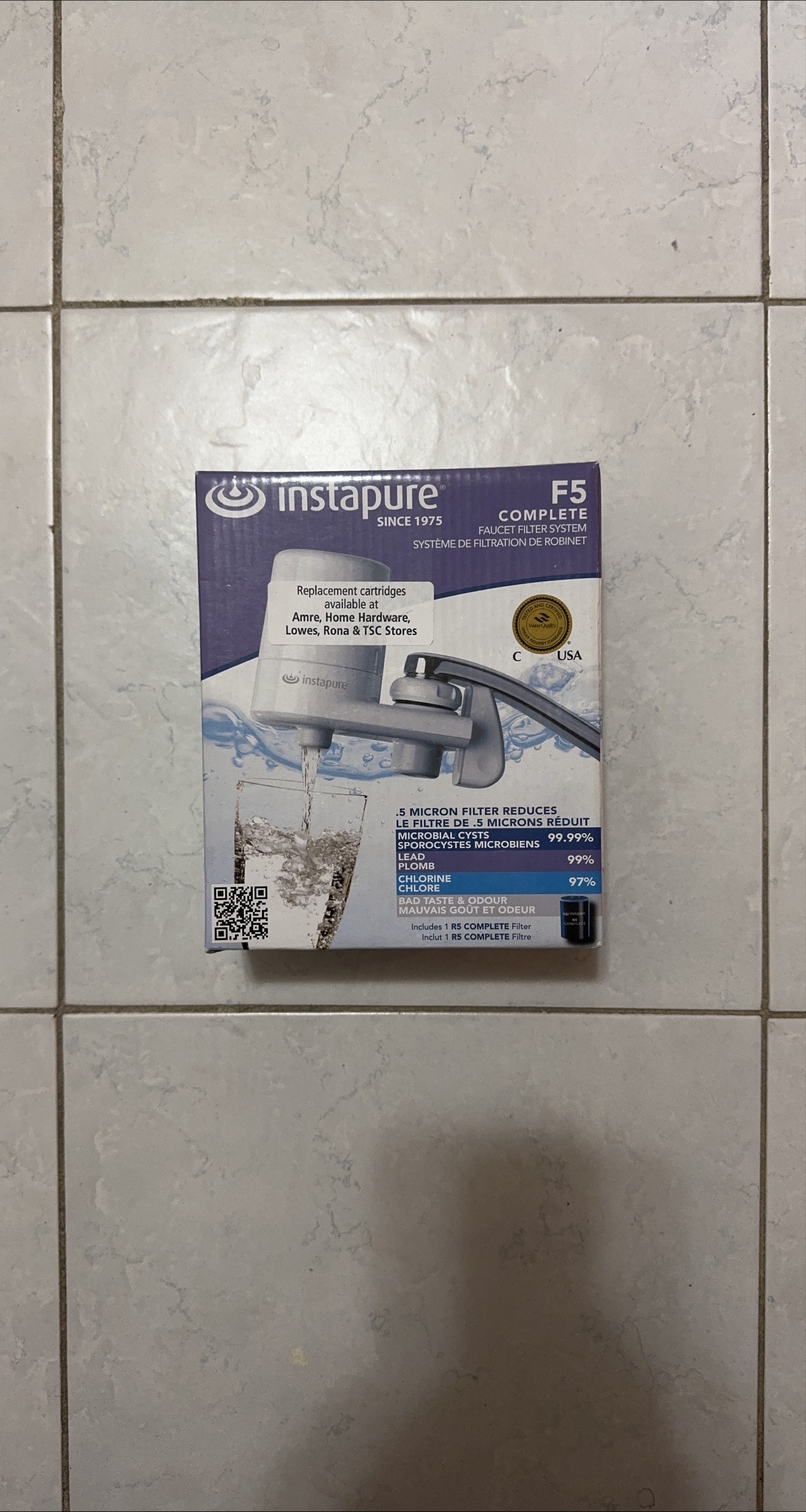 Instapure F5 Complete Faucet Filter System