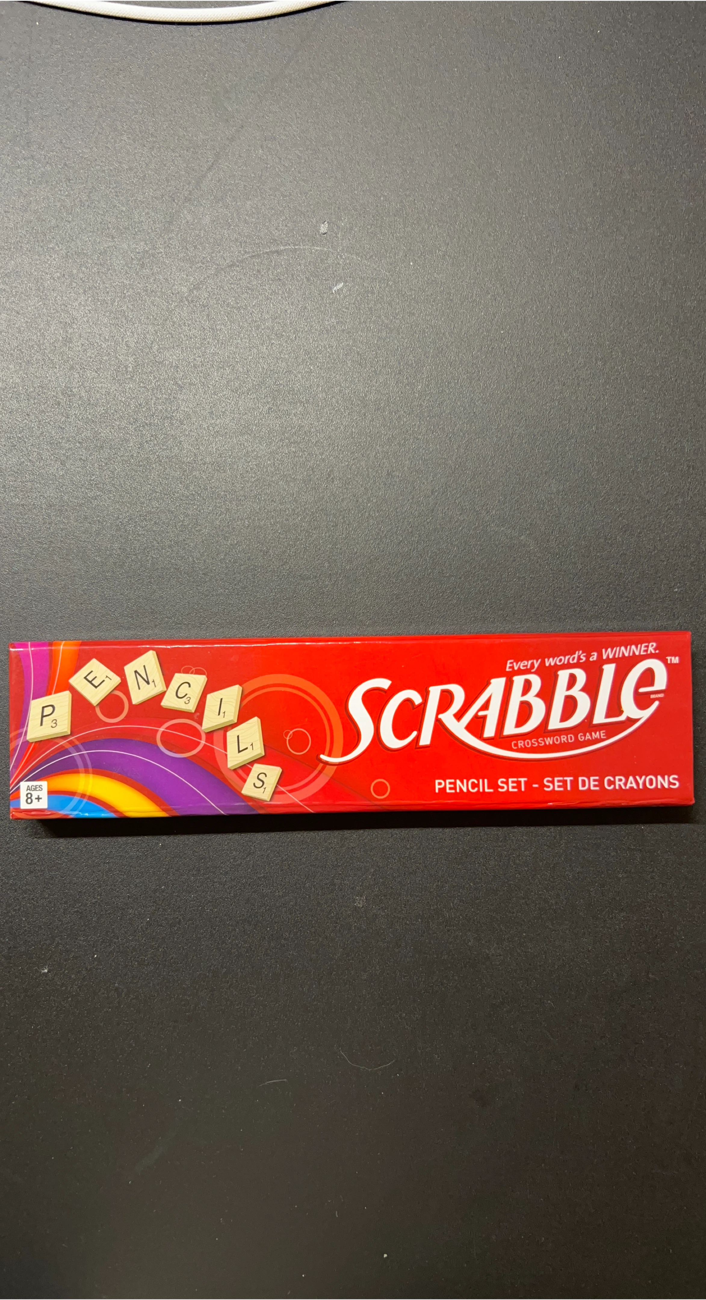 Scrabble Pencil and Eraser Set