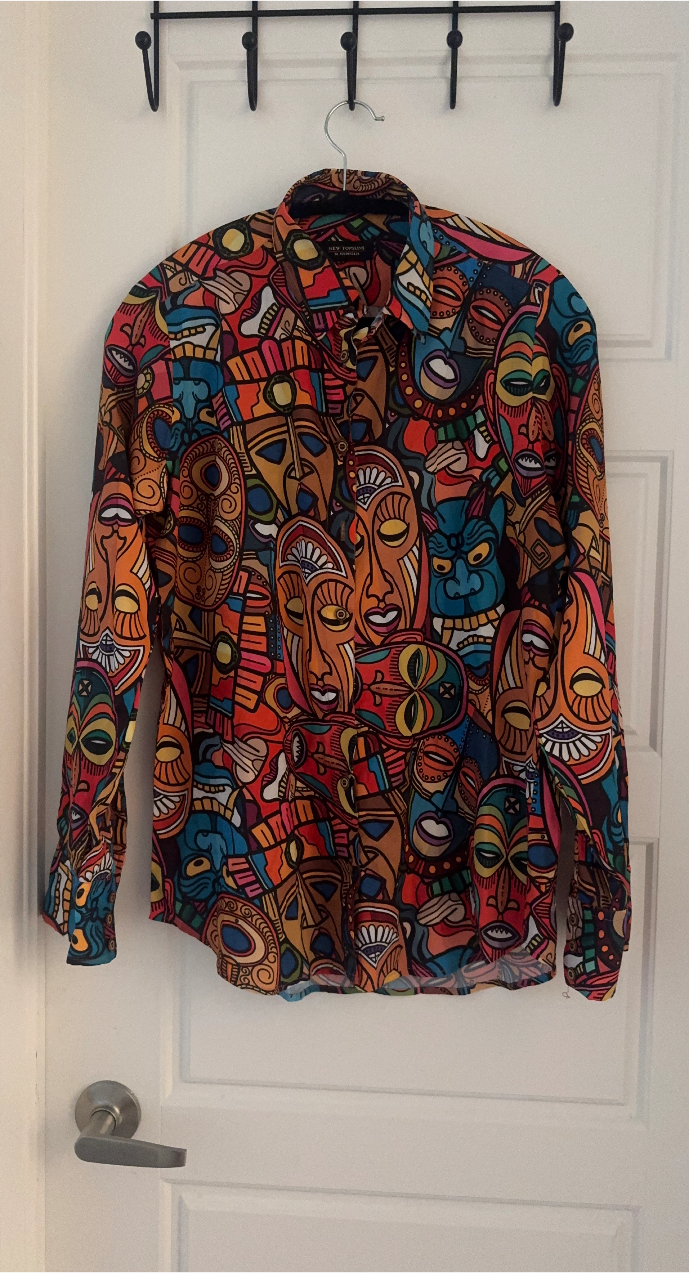 NEW TOP SUNS Long Sleeve Button-Up Shirt