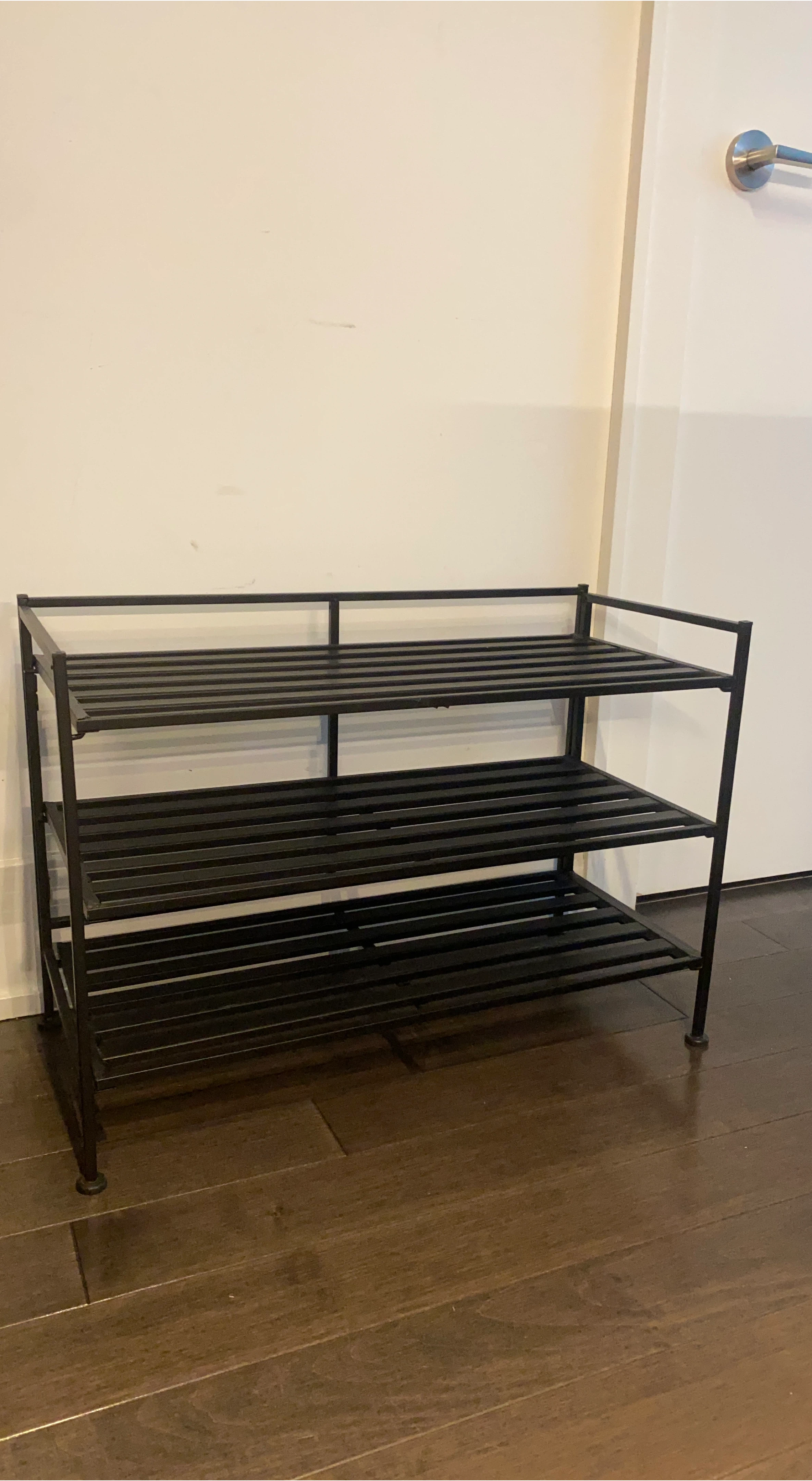 3-Tier Metal Shoe Rack