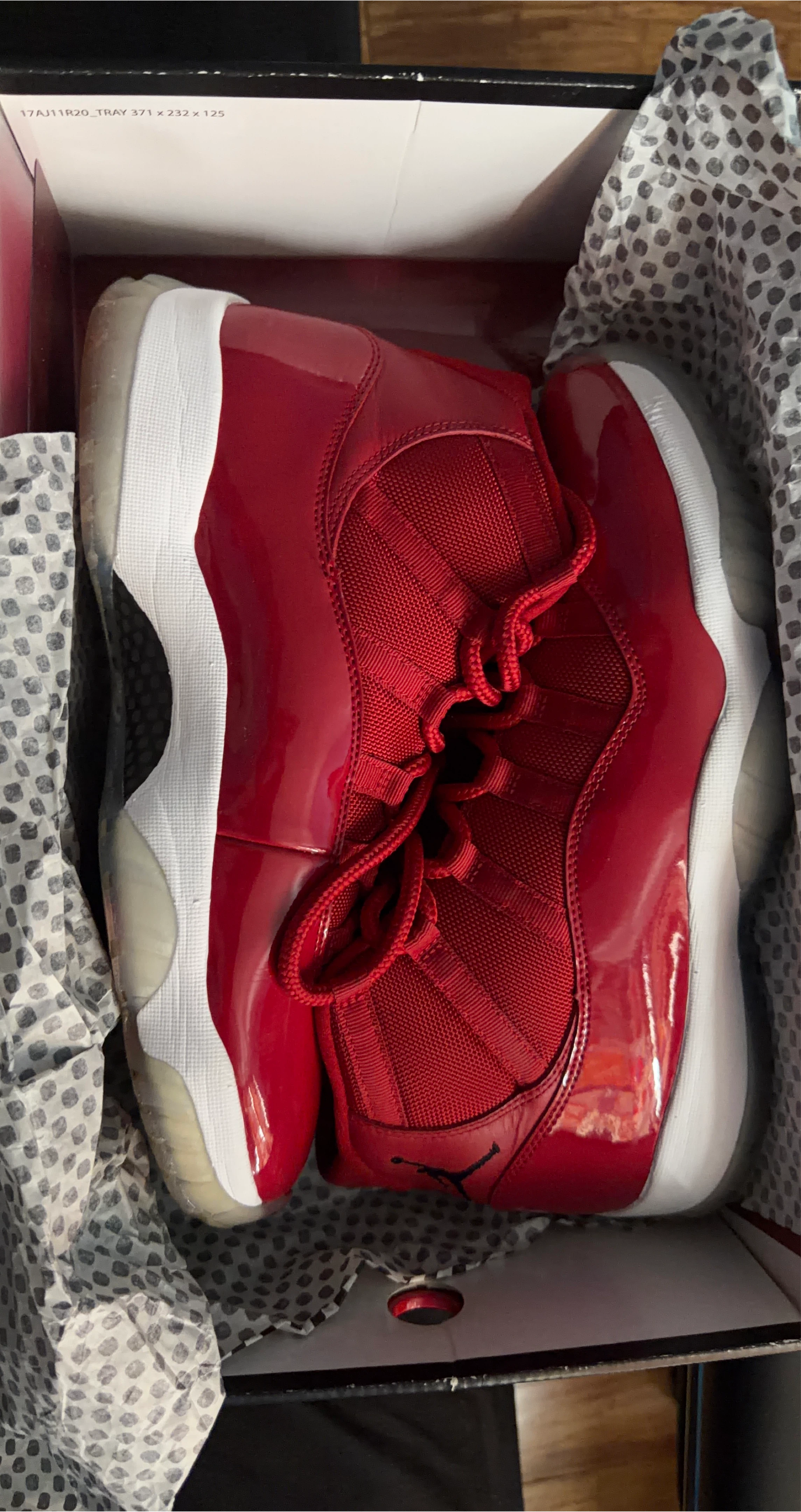 Air Jordan 11 Retro Red Sneakers