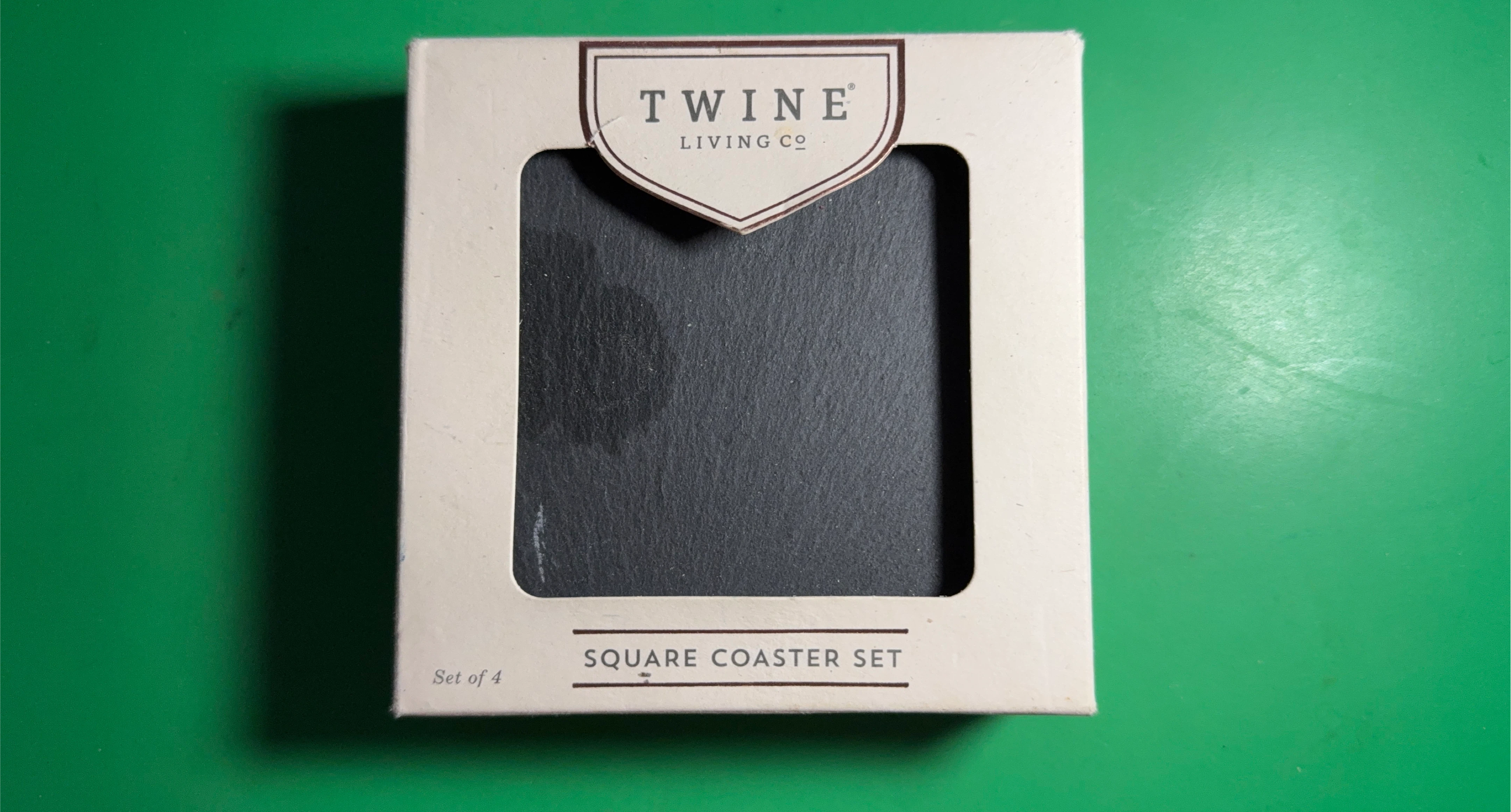 Twine Living Co. Square Coaster Set