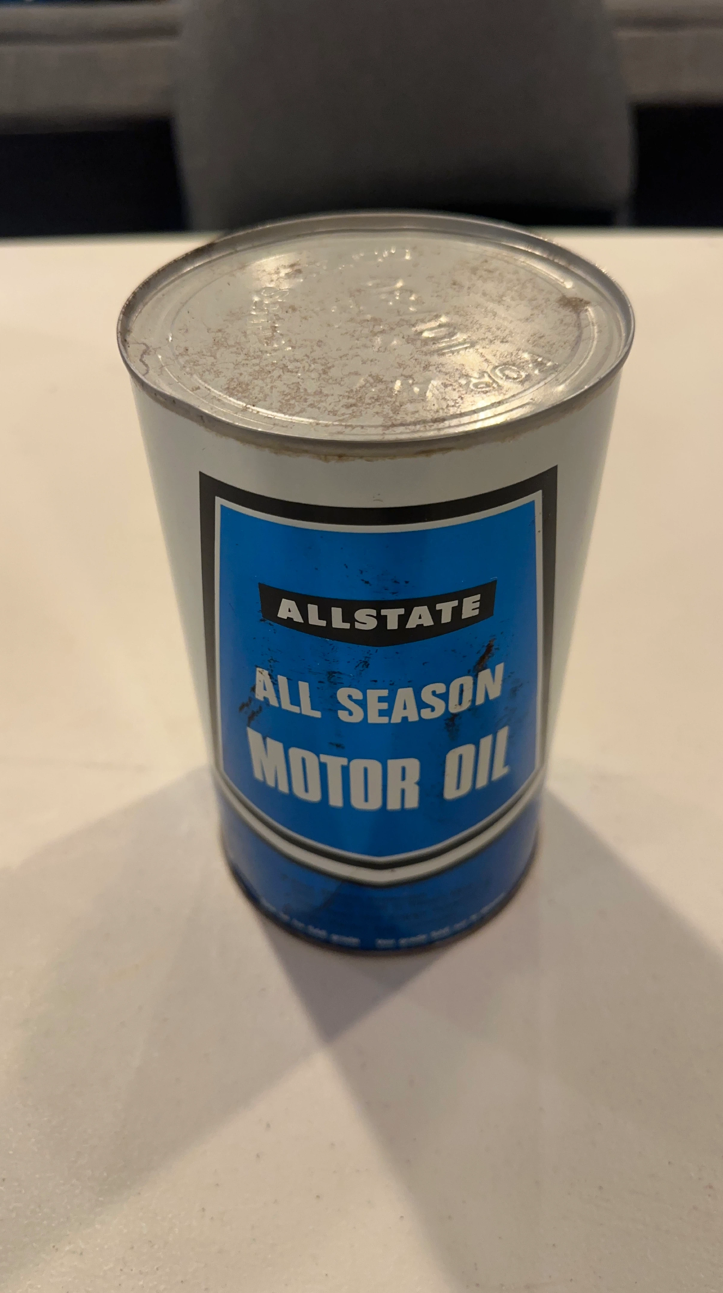 Allstate All Season Motor Oil Can
