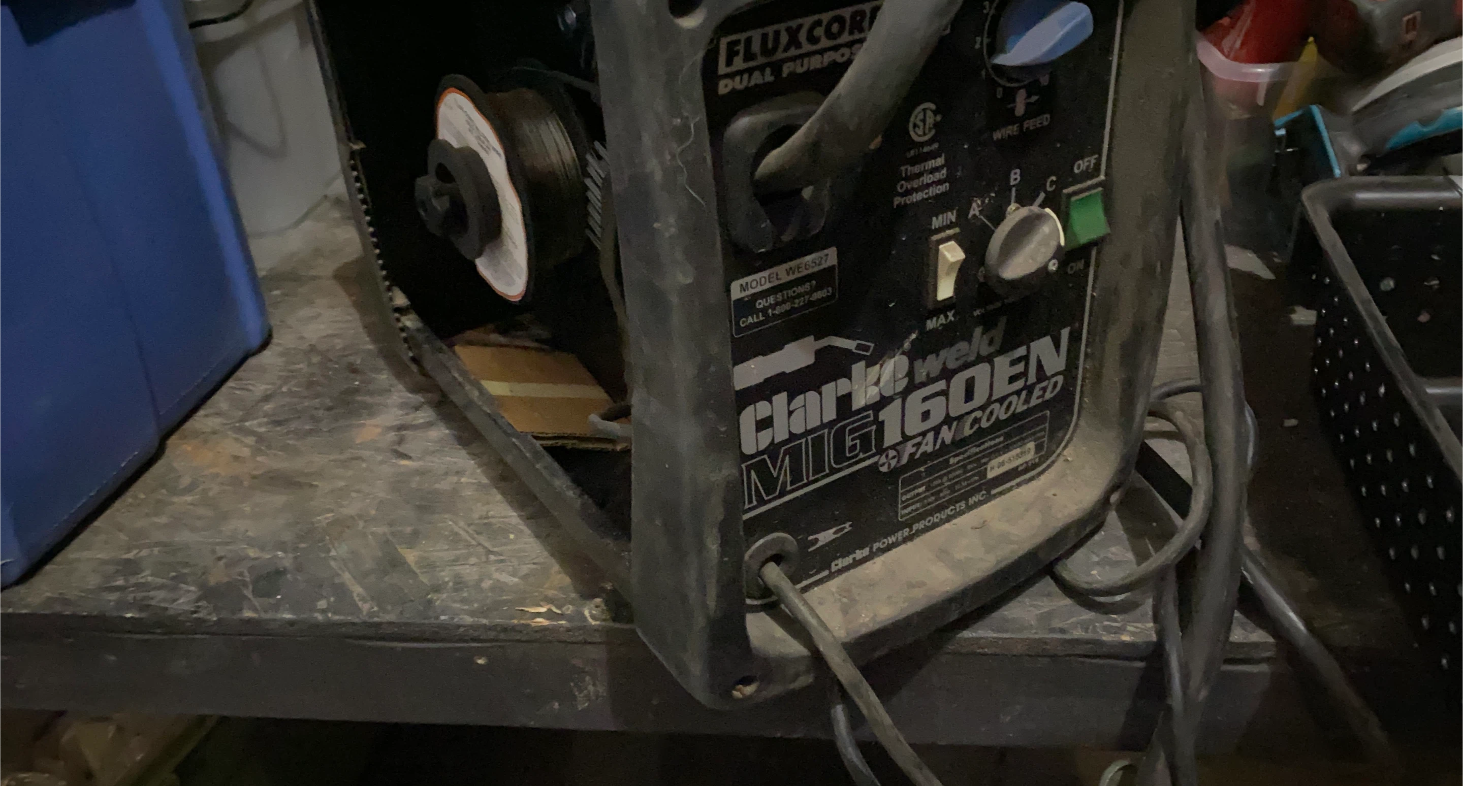 Clarke weld MIG 160EN Fan Cooled Welder
