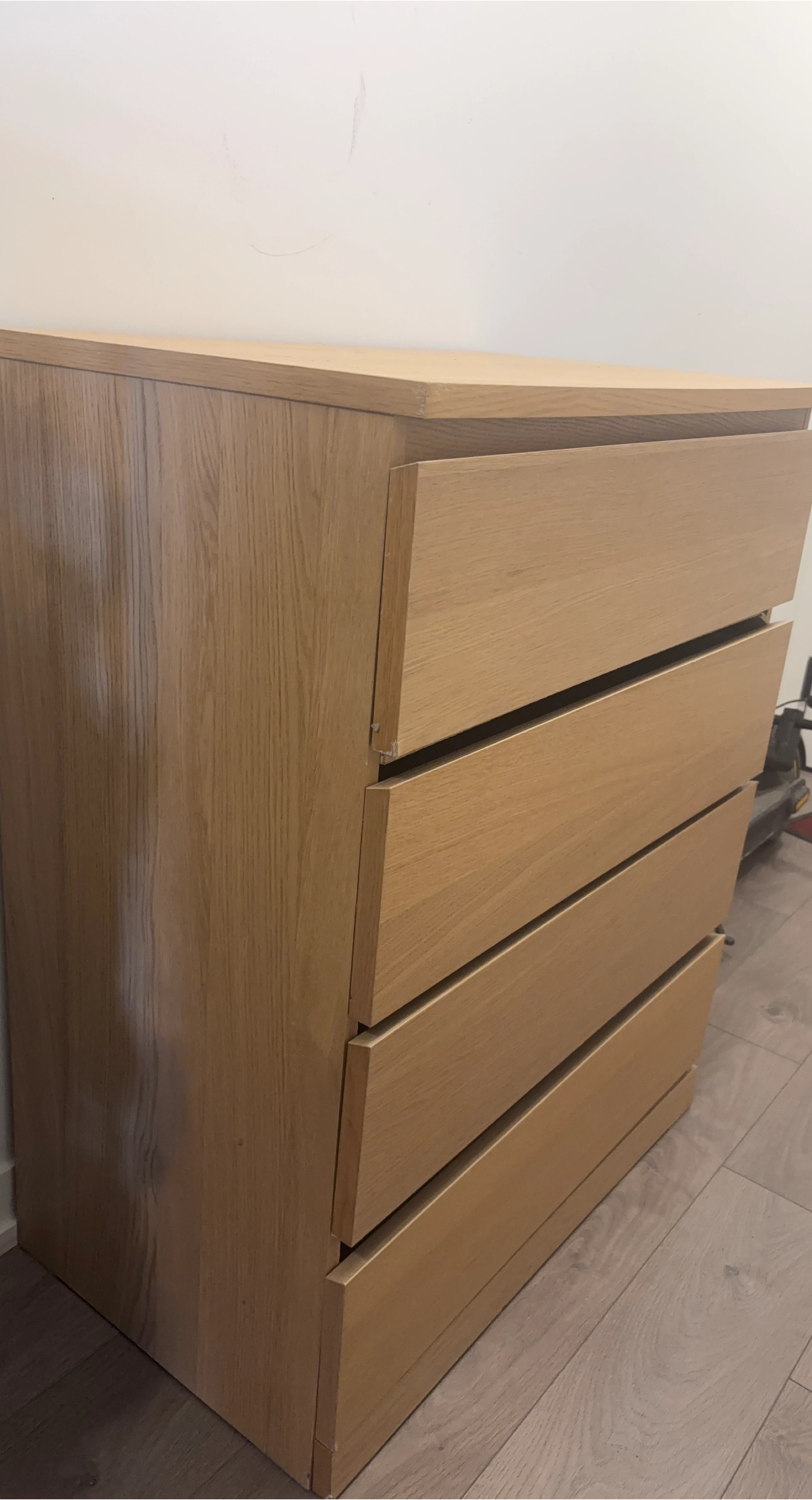 Oak Dresser - 4 Drawers