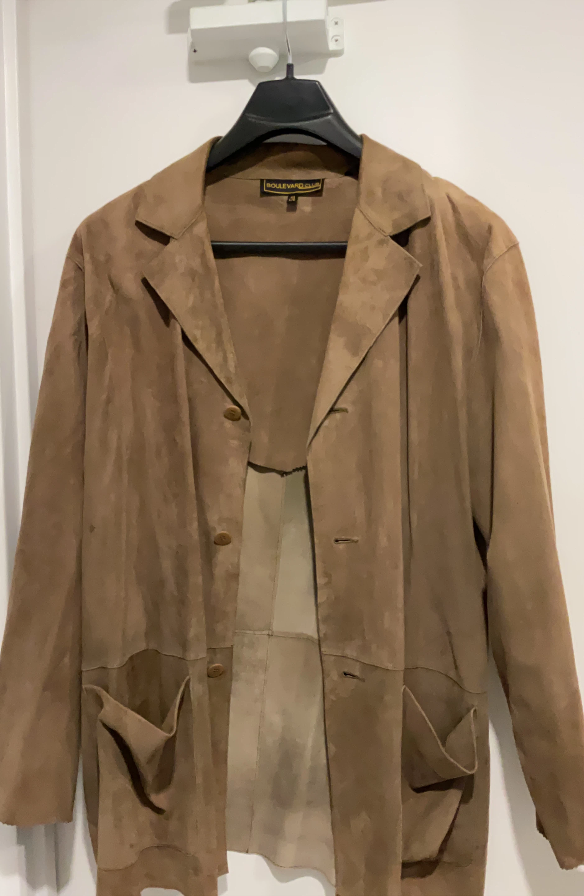Boulevard Club Brown Suede Blazer