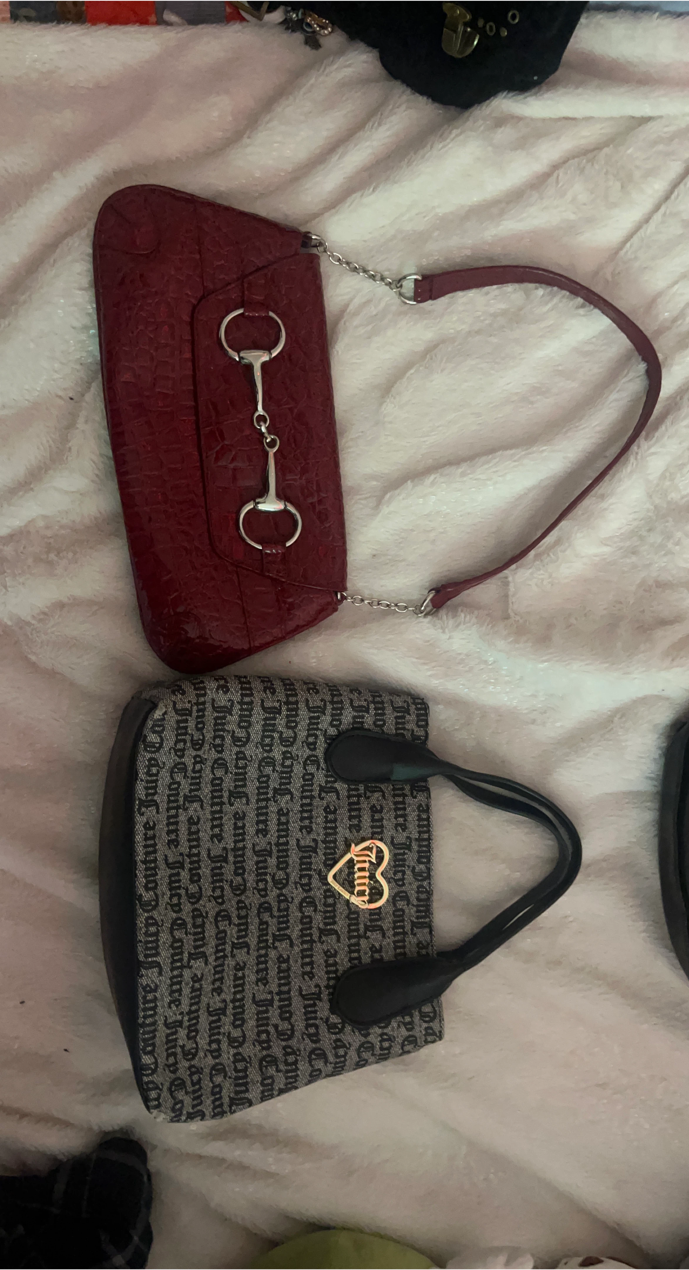 Juicy Couture Tote Bag and Red Shoulder Bag Set