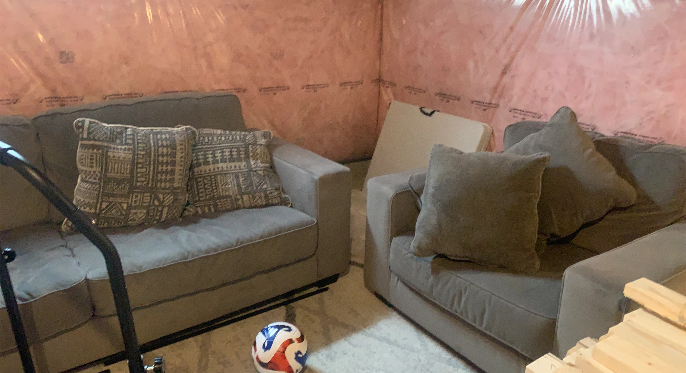Grey Sofa  and chair - photo 4