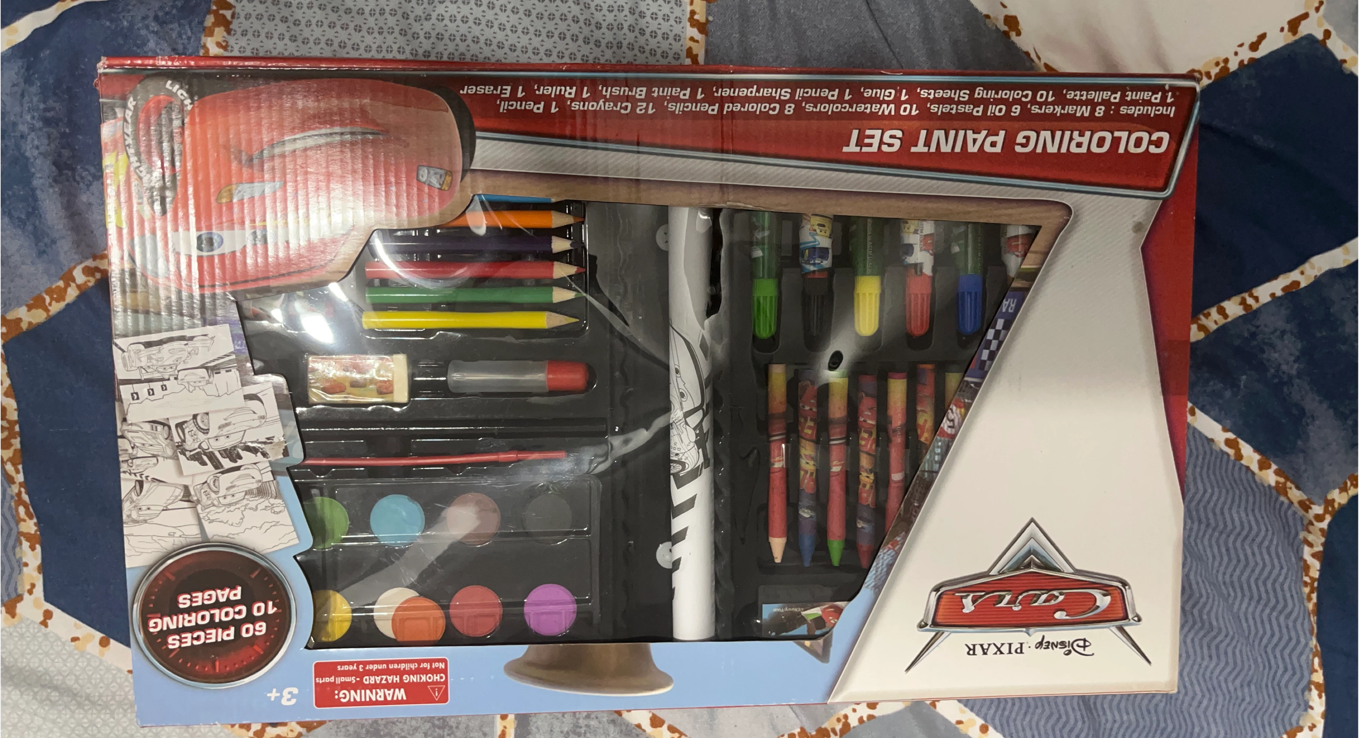 Disney Cars Coloring Paint Set