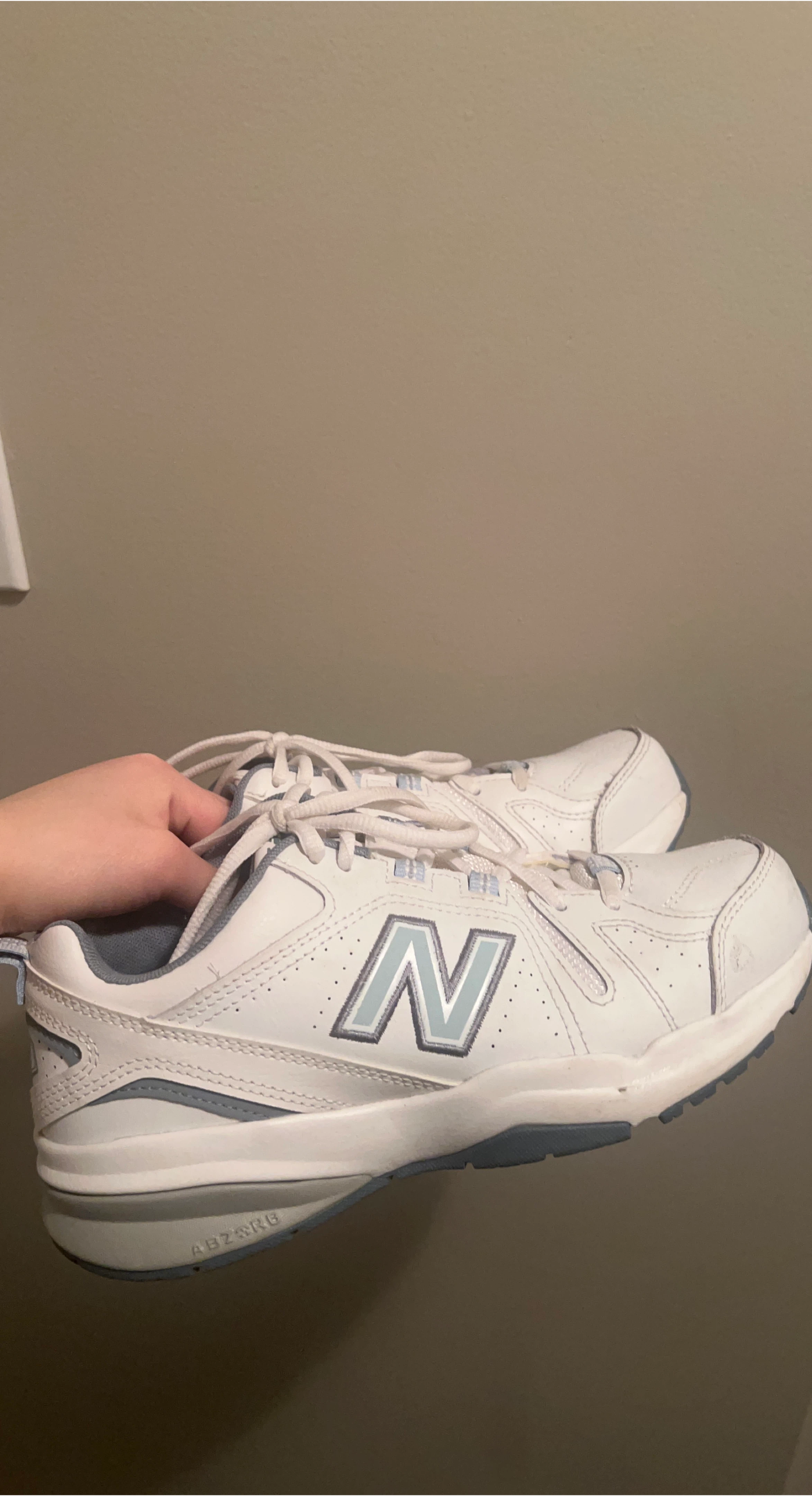 New Balance Women's White & Blue Walking Shoes