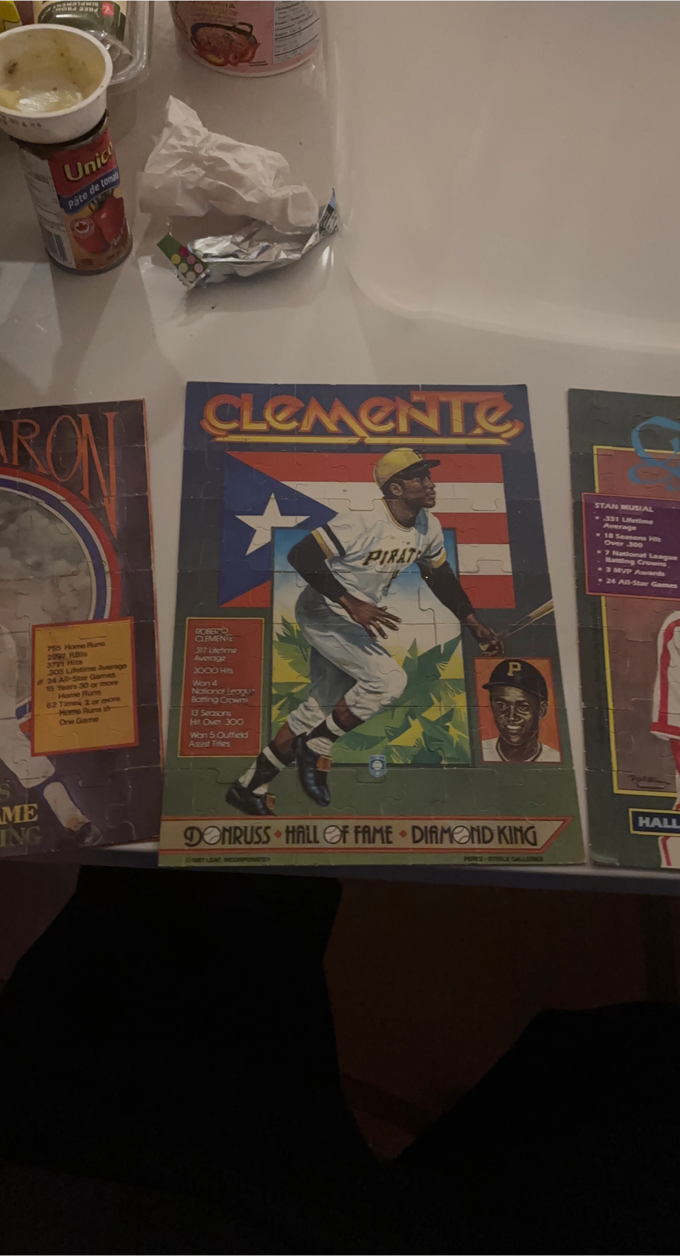 Roberto Clemente Donruss Hall of Fame Diamond King Puzzle