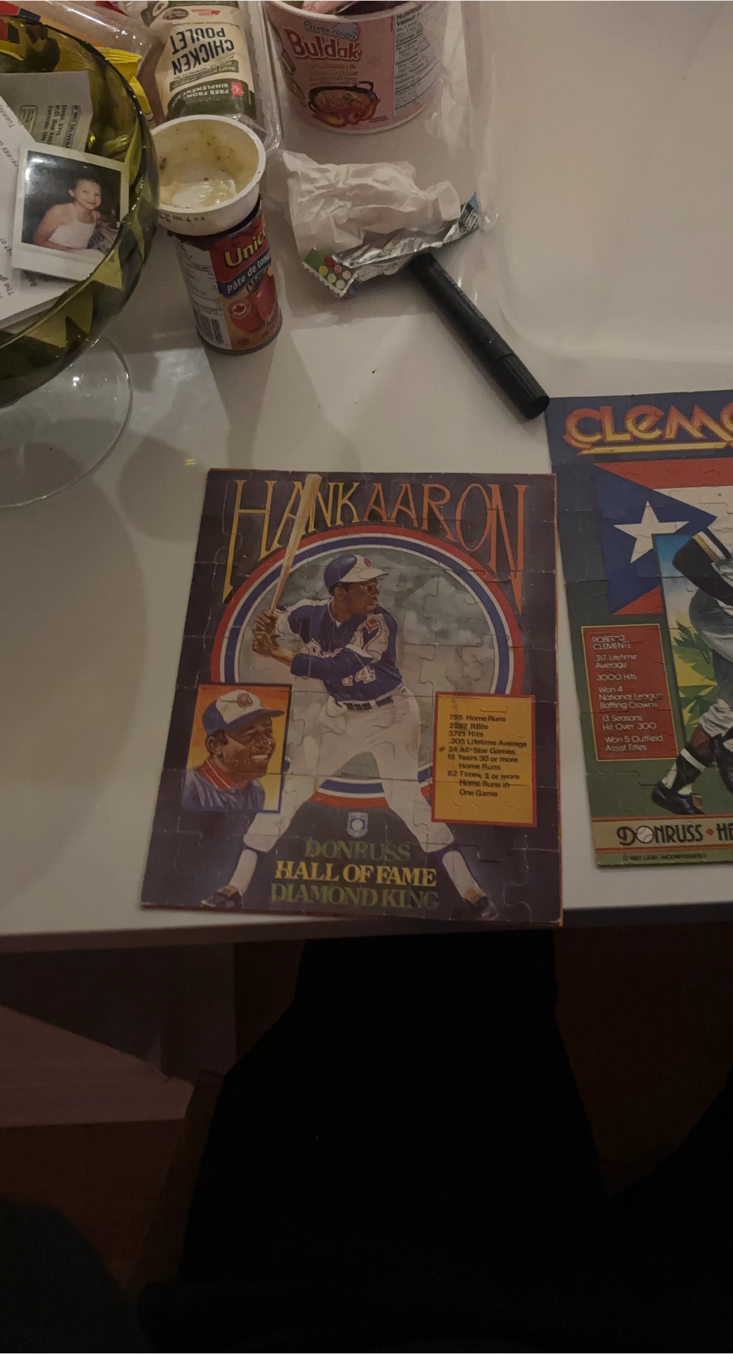 Donruss Hall of Fame Hank Aaron Diamond King Puzzle