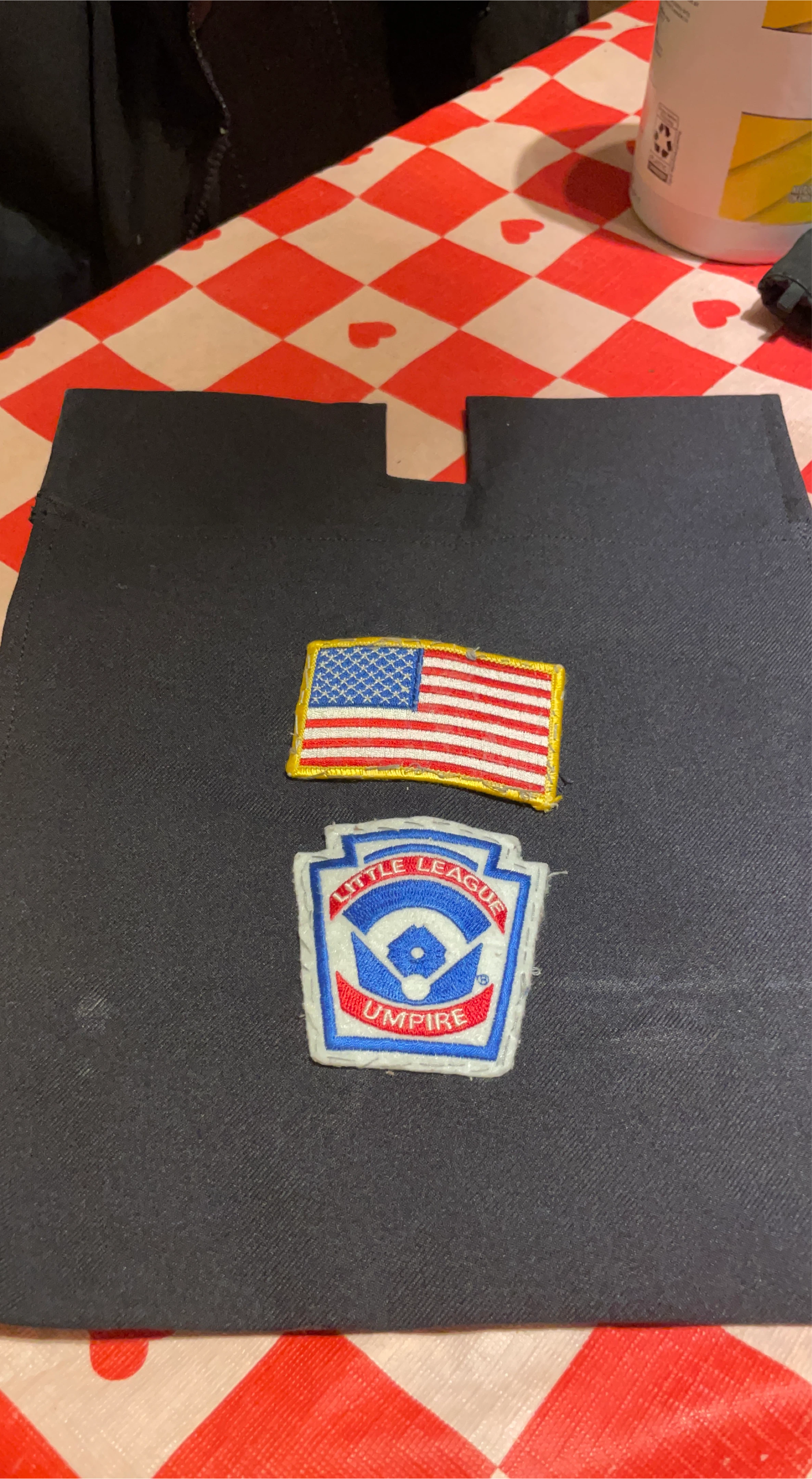Little League Umpire Patch and American Flag Patch