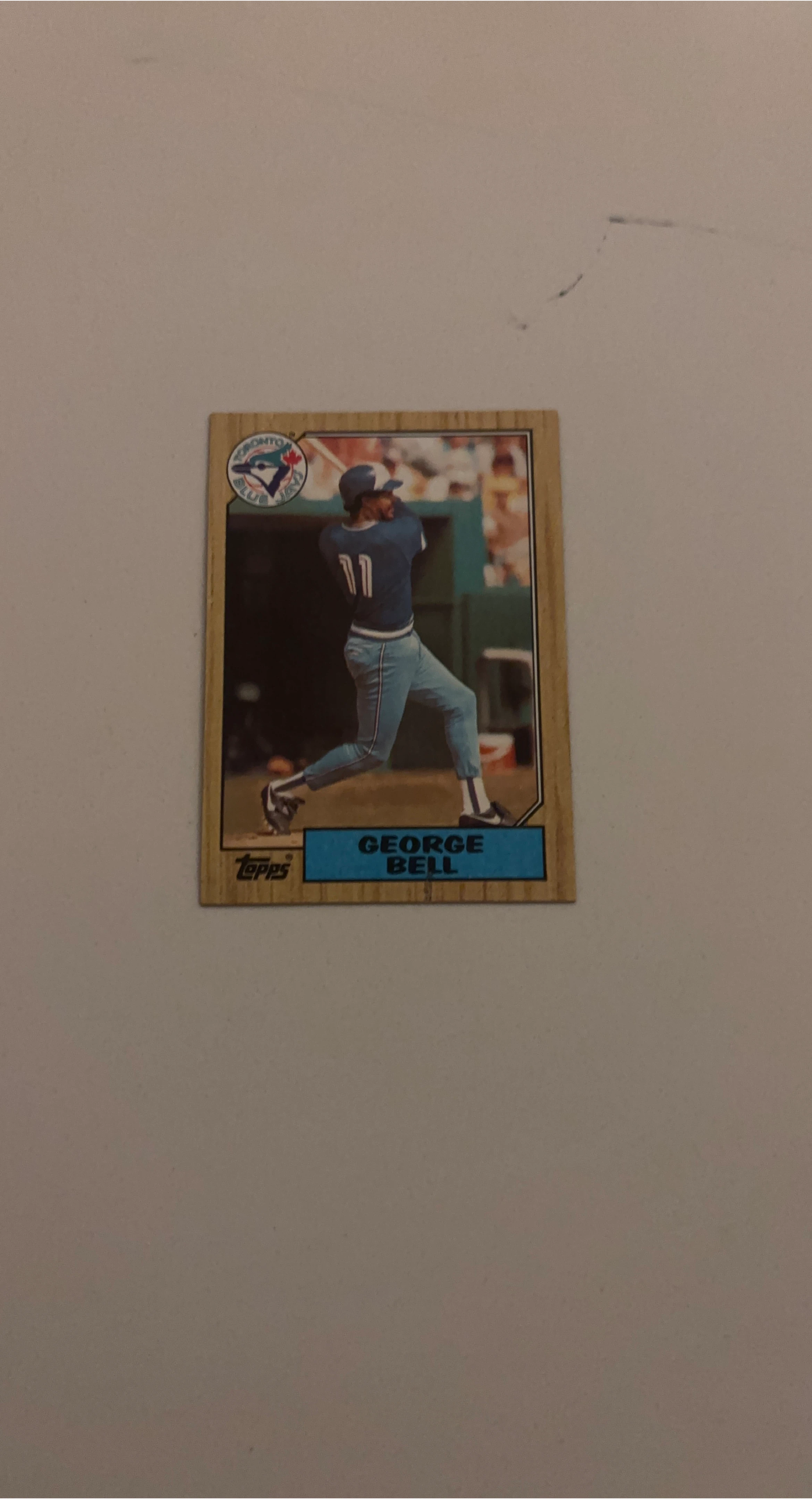 George Bell Toronto Blue Jays Baseball Card