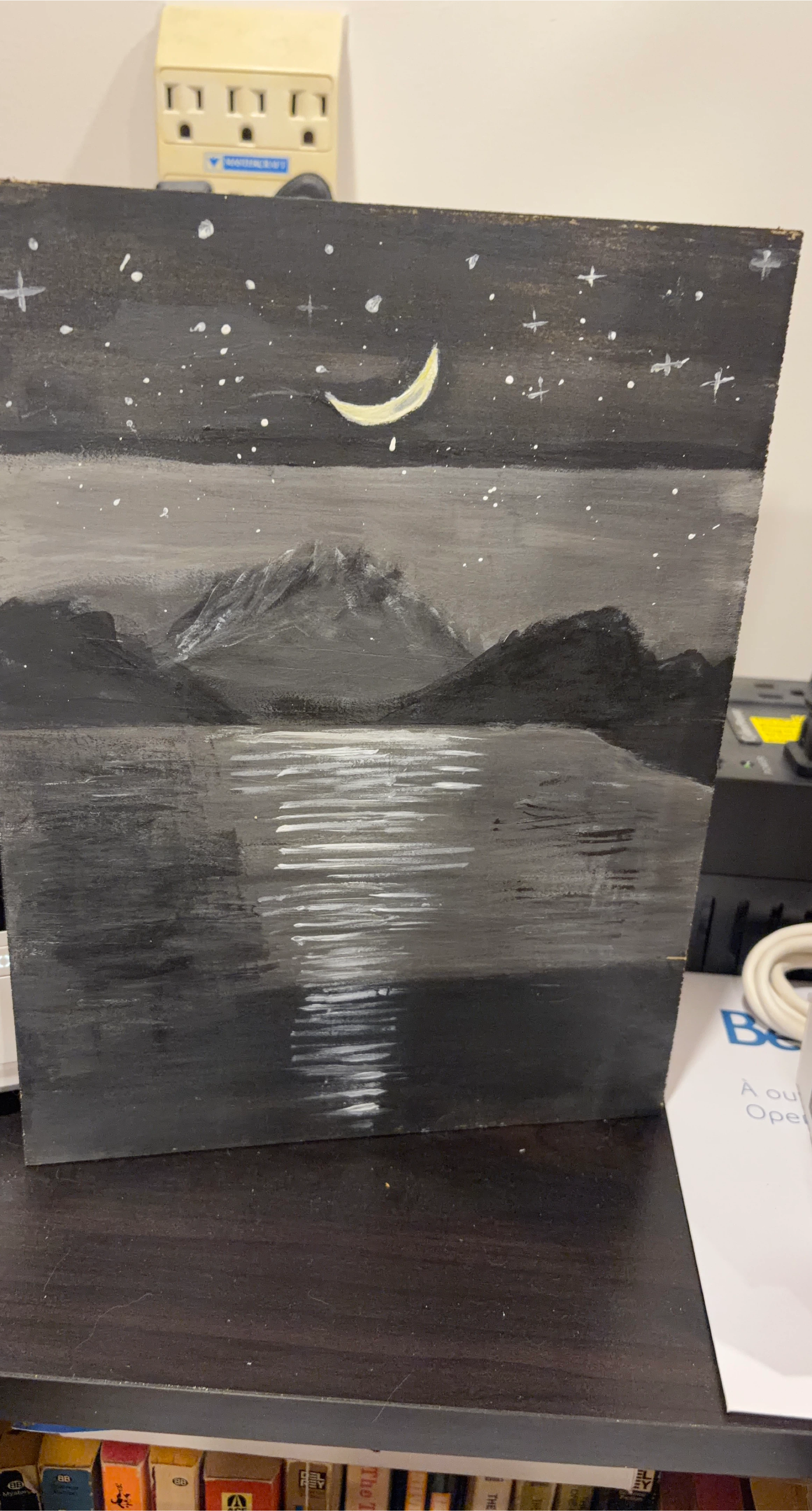 Handmade Night Sky Painting