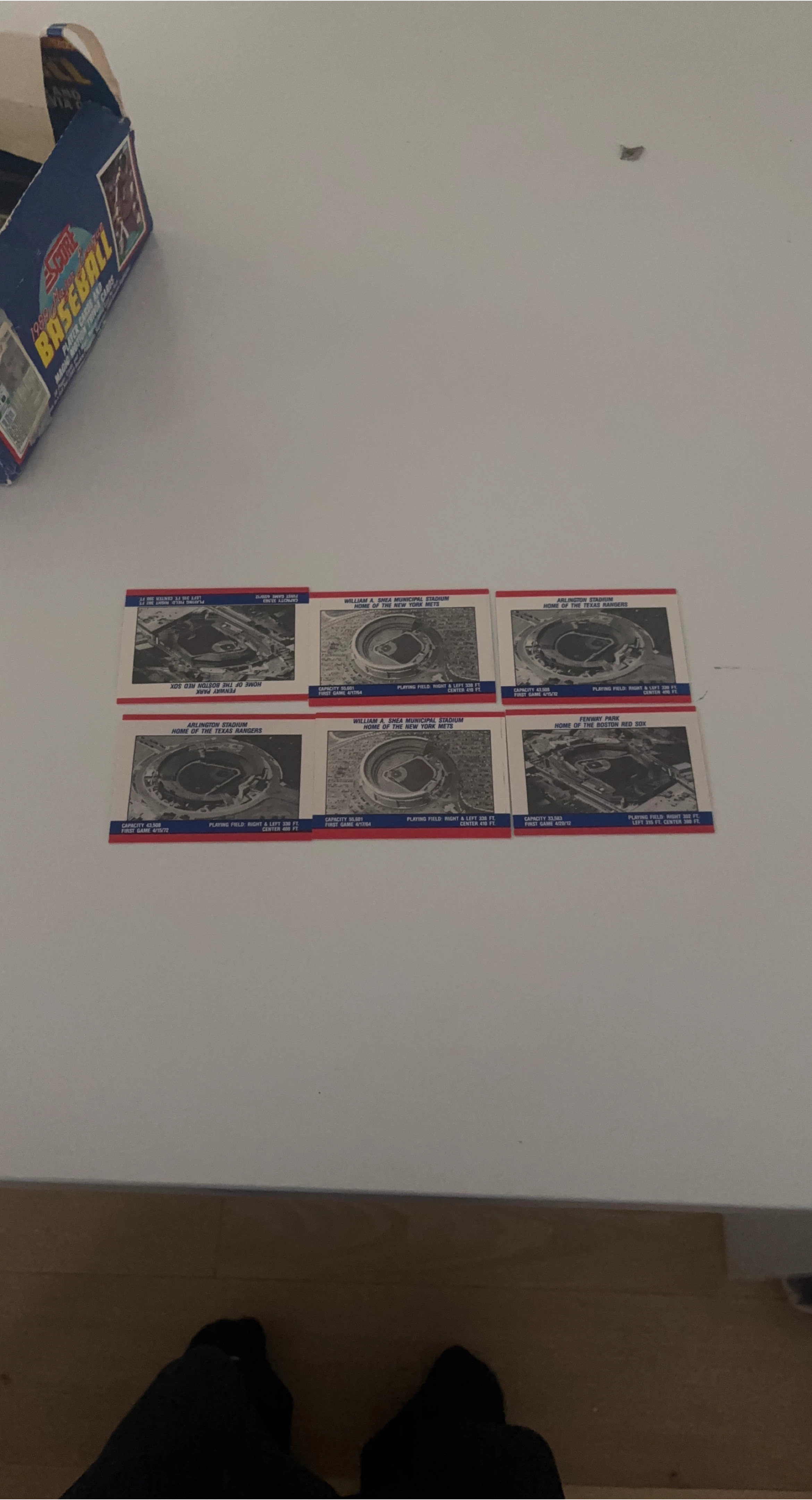 1989 Score stadium cards